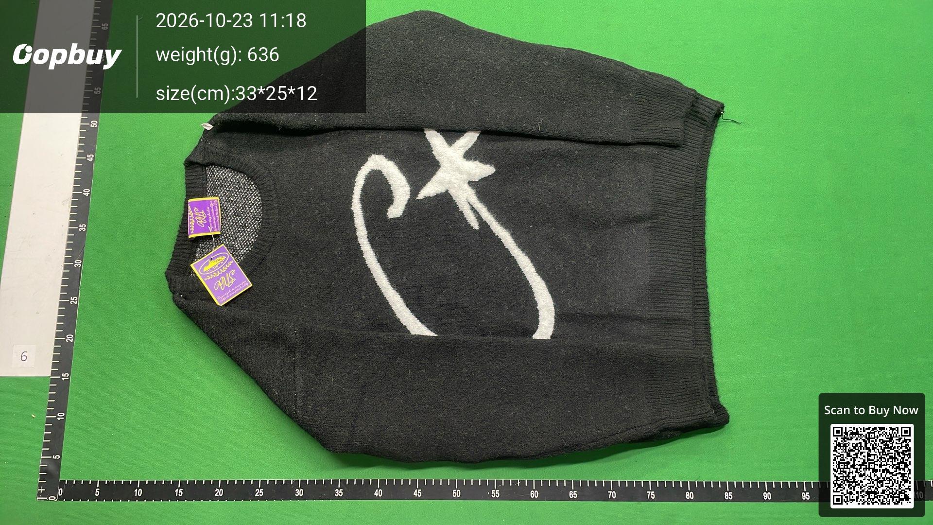 Foto QC 2 de Corteiz Mohair Crewneck Sweater Black