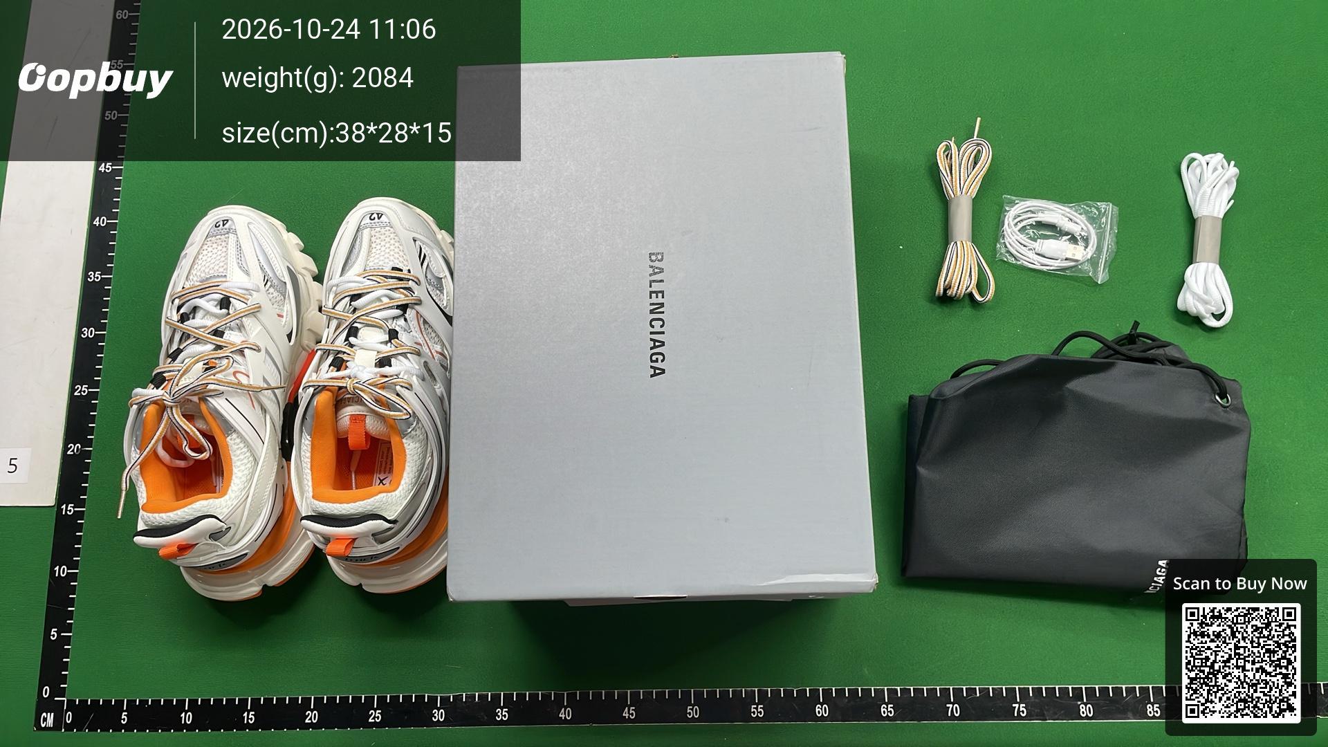 Foto QC 1 de Balenciaga Track LED Black 555036-W2GB1-1000