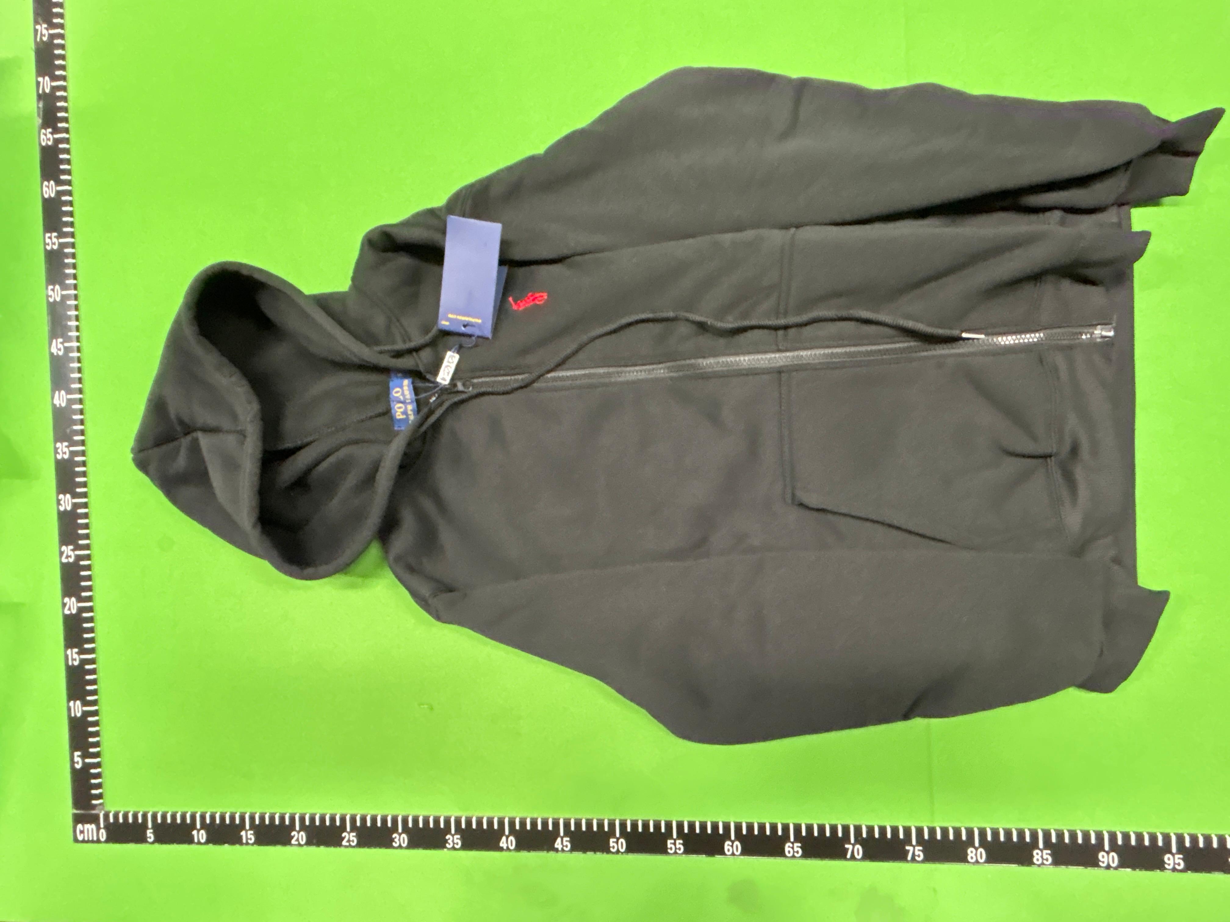 Foto QC 2 de Polo Ralph Lauren Zip Sweater Double-Knit Hoodie Polo Black