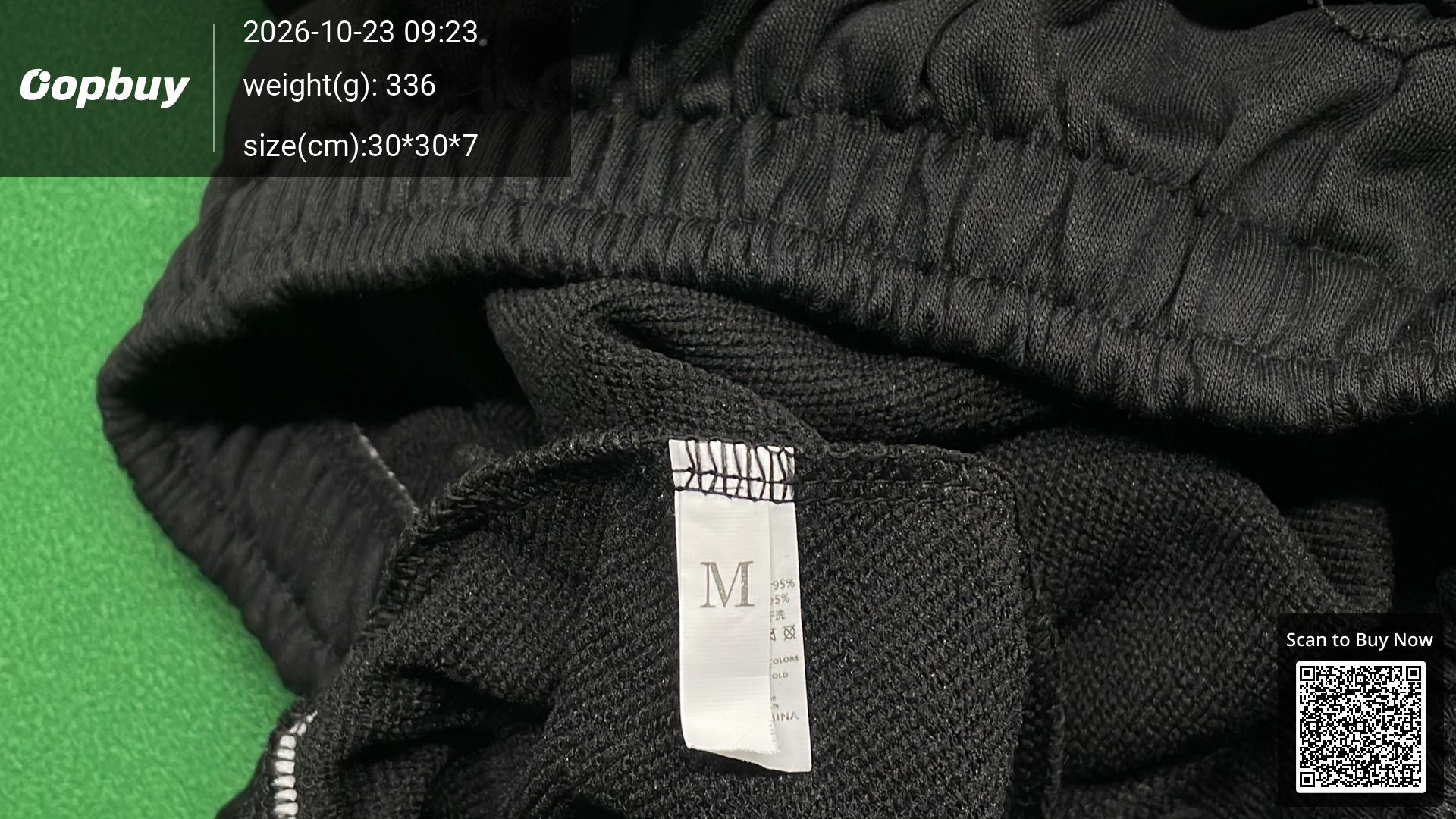 Foto QC 5 de Hellstar Sweat Shorts Script Embroidery Loose Grey