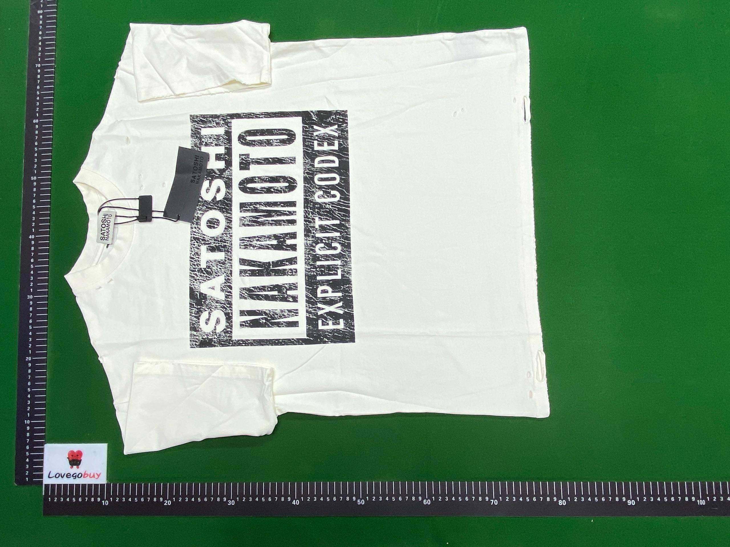 Foto QC 4 de Satoshi Nakamoto Satoshi Series Tank Distressed Paint Splatter Blue