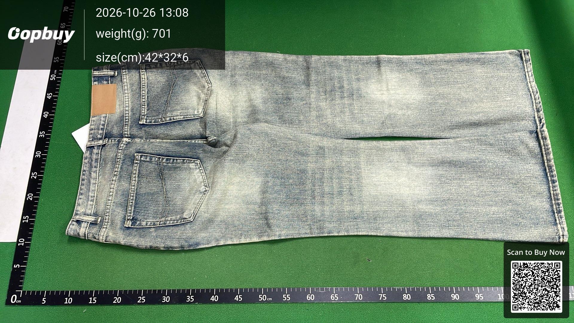 Foto QC 7 de Balenciaga adidas Jeans Baggy Side Stripe Blue Washed