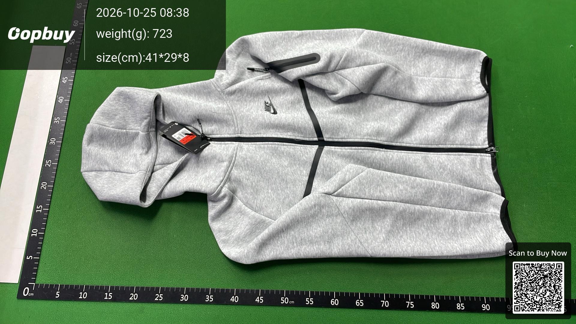 Foto QC 8 de Nike Tech Fleece Windrunner Jacket Black