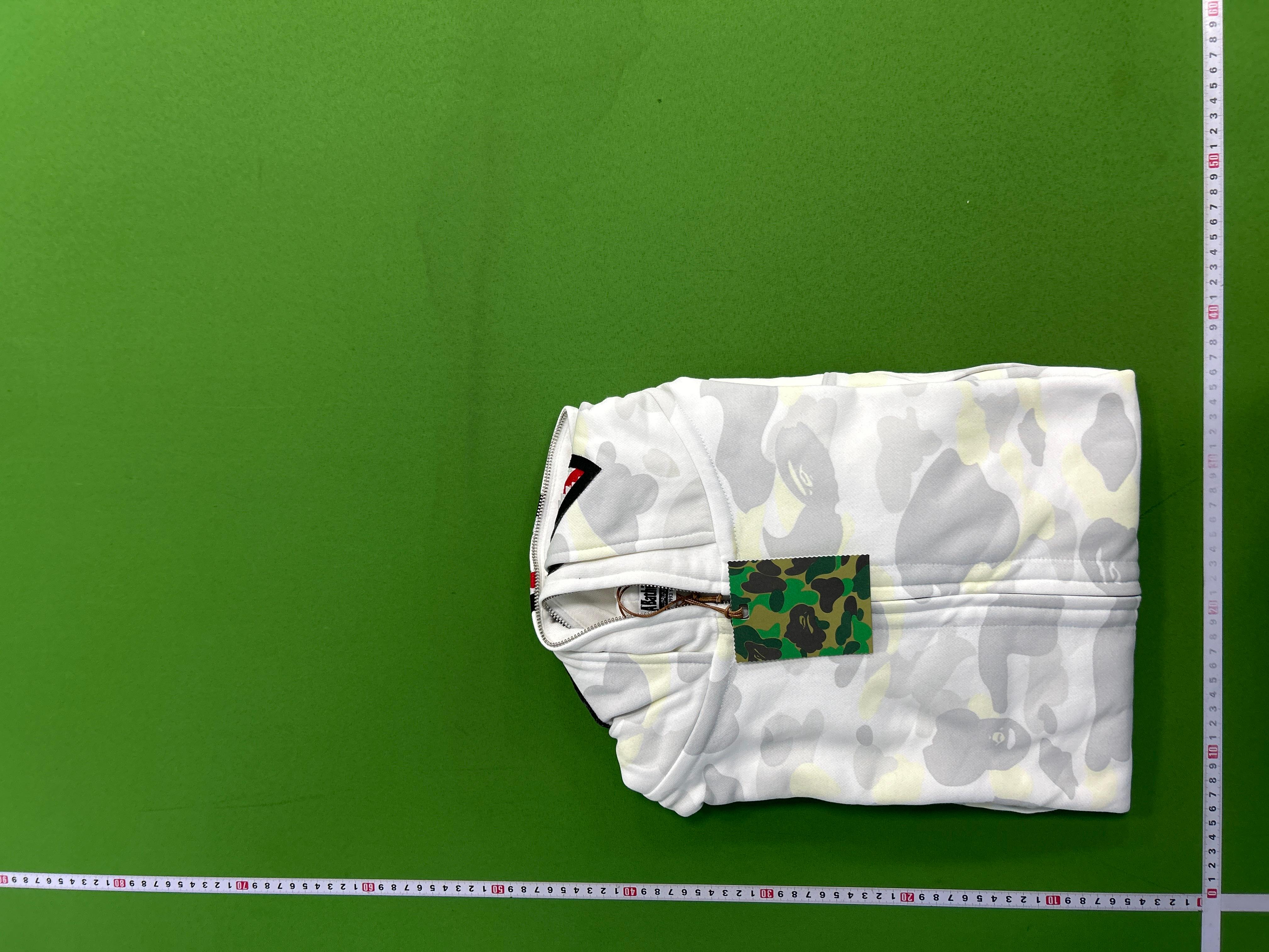 Foto QC 5 de BAPE Miami 4th Anniversary Shark Hoodie Jacket Double Hood Black Camo