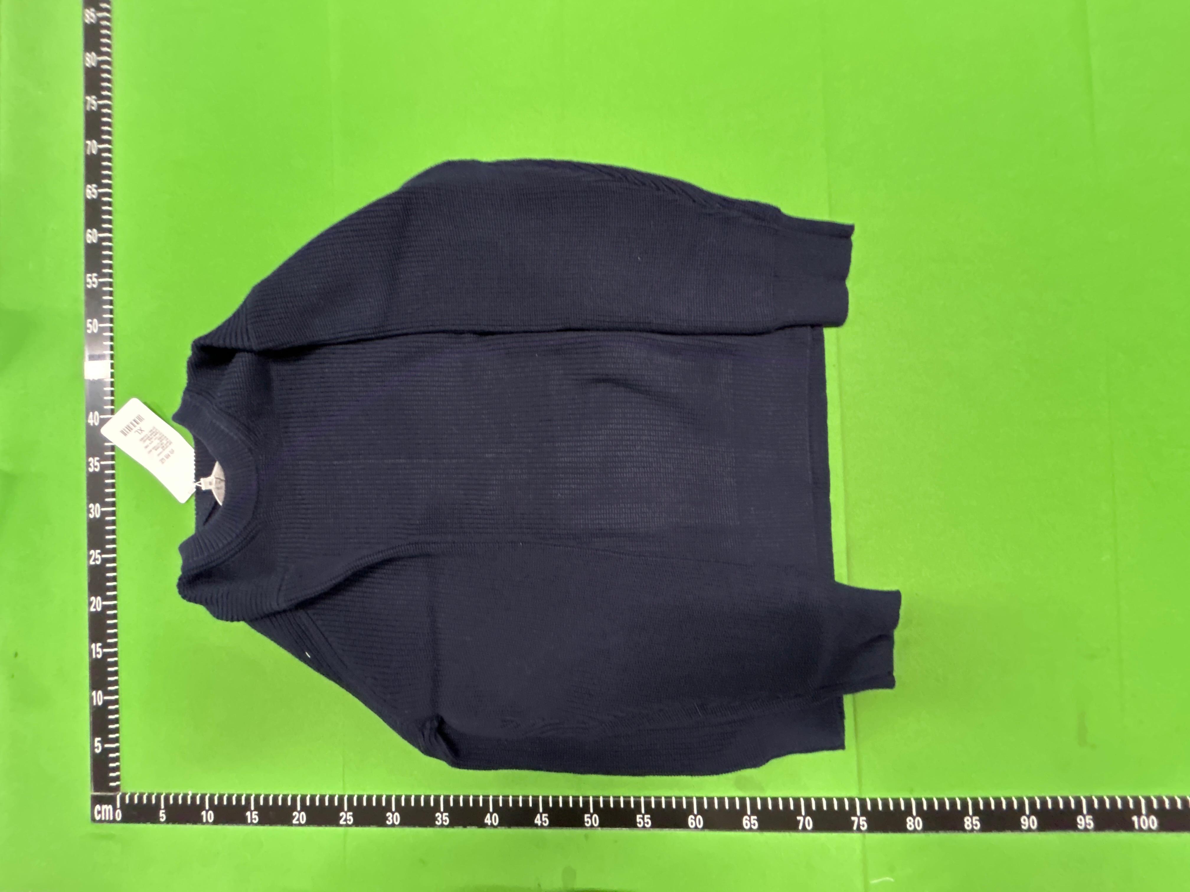 Foto QC 4 de Maison Margiela Drivers Zip Sweater Ribbed Knit Navy