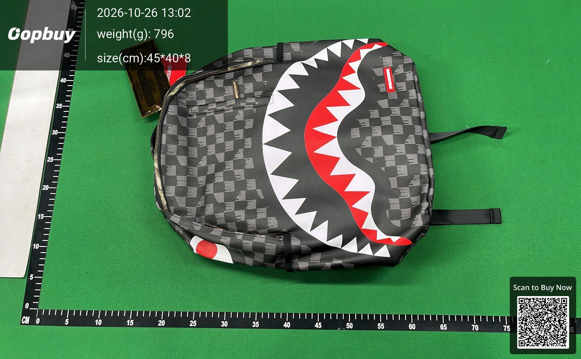 Foto QC 1 de Sprayground x Pink Panther On The Run Backpack Pink Checkerboard