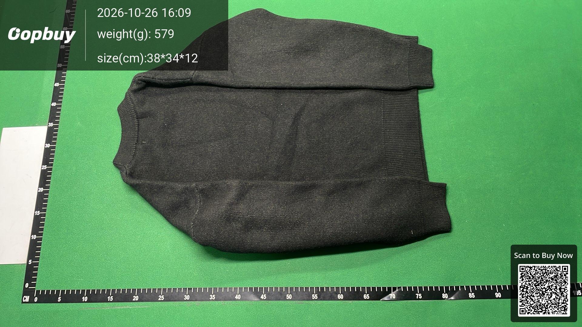 Foto QC 7 de Saint Laurent Crewneck Sweater Mohair Wool Script Logo Black