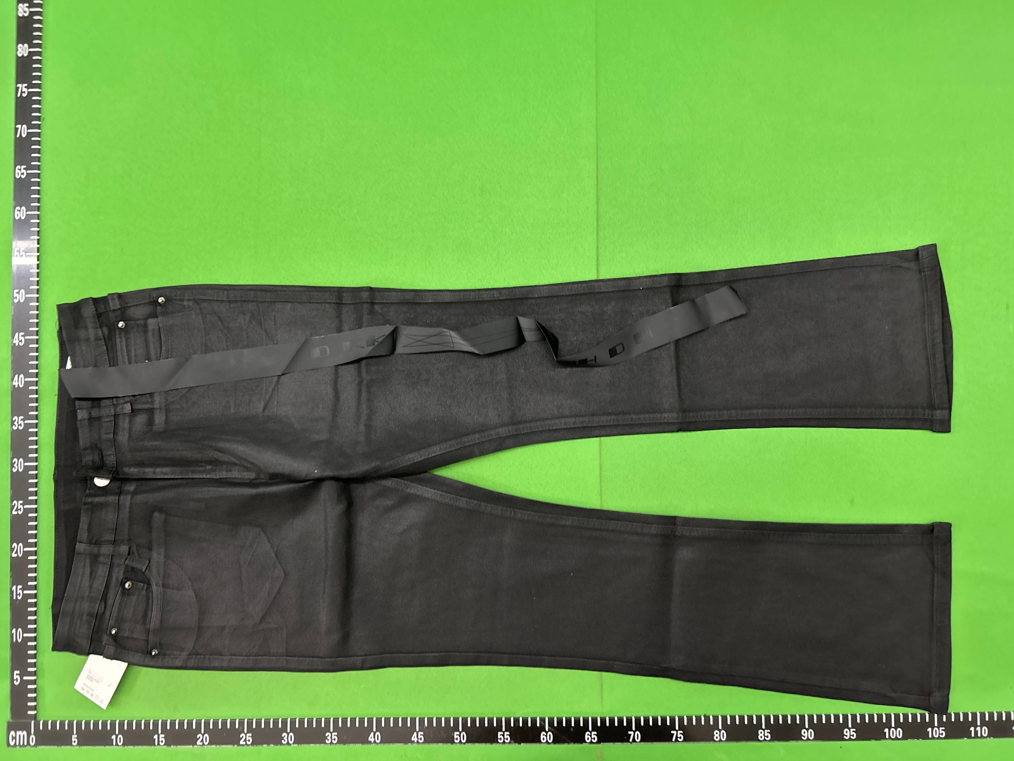 Foto QC 2 de Rick Owens DRKSHDW Jeans Waxed Coated Flared Black