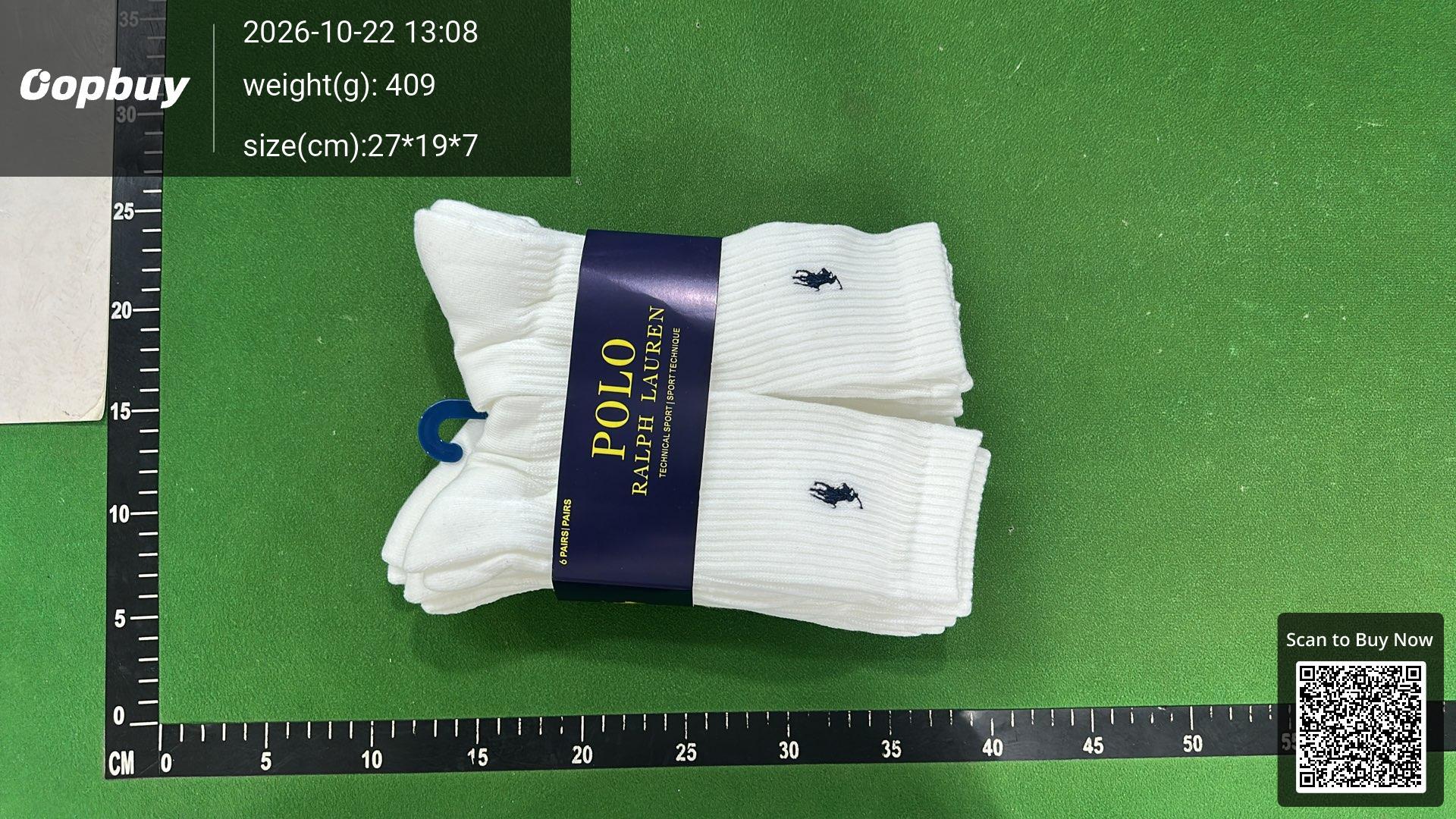 Foto QC 4 de Polo Ralph Lauren Classic Sport Crew Socks Cotton Grey