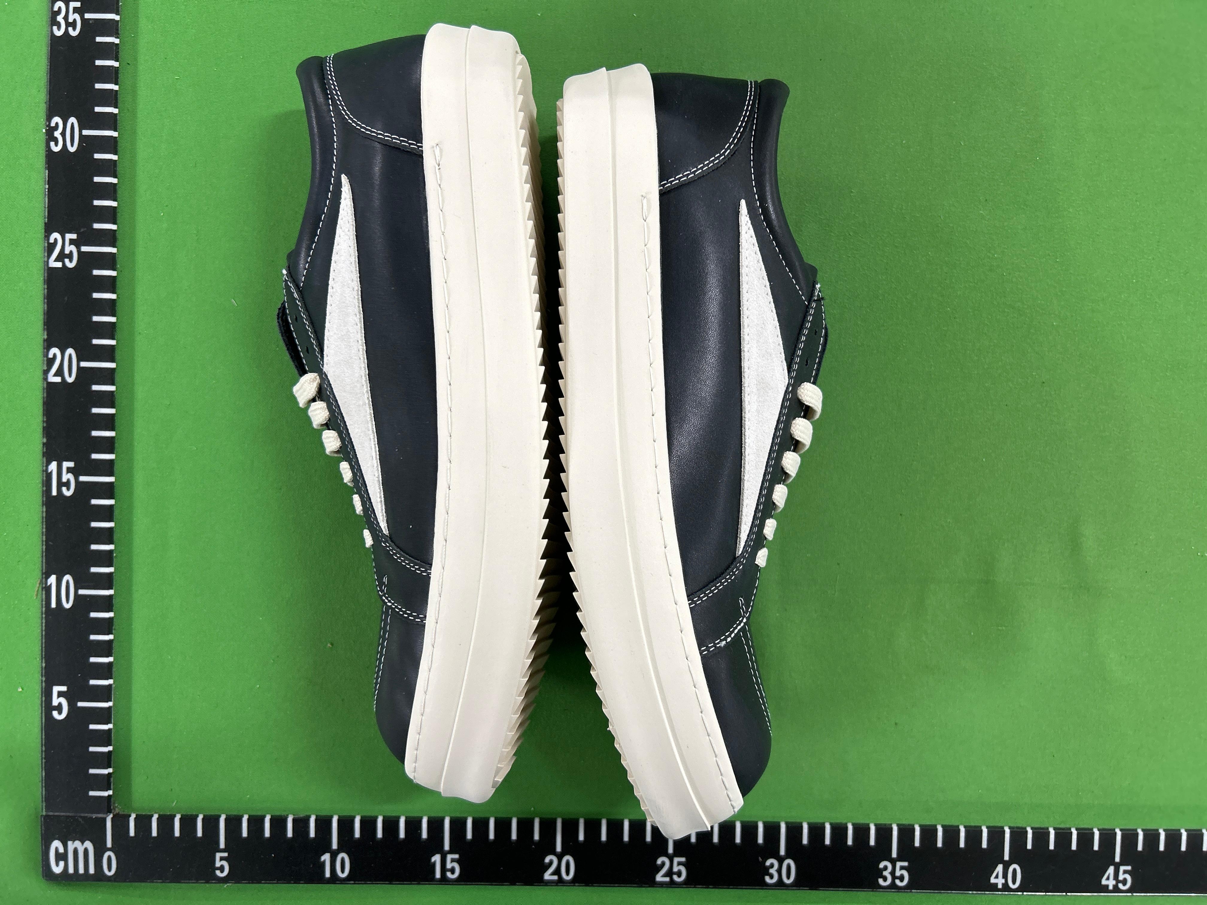 Foto QC 6 de Rick Owens Low Sneakers Leather Platform Black White