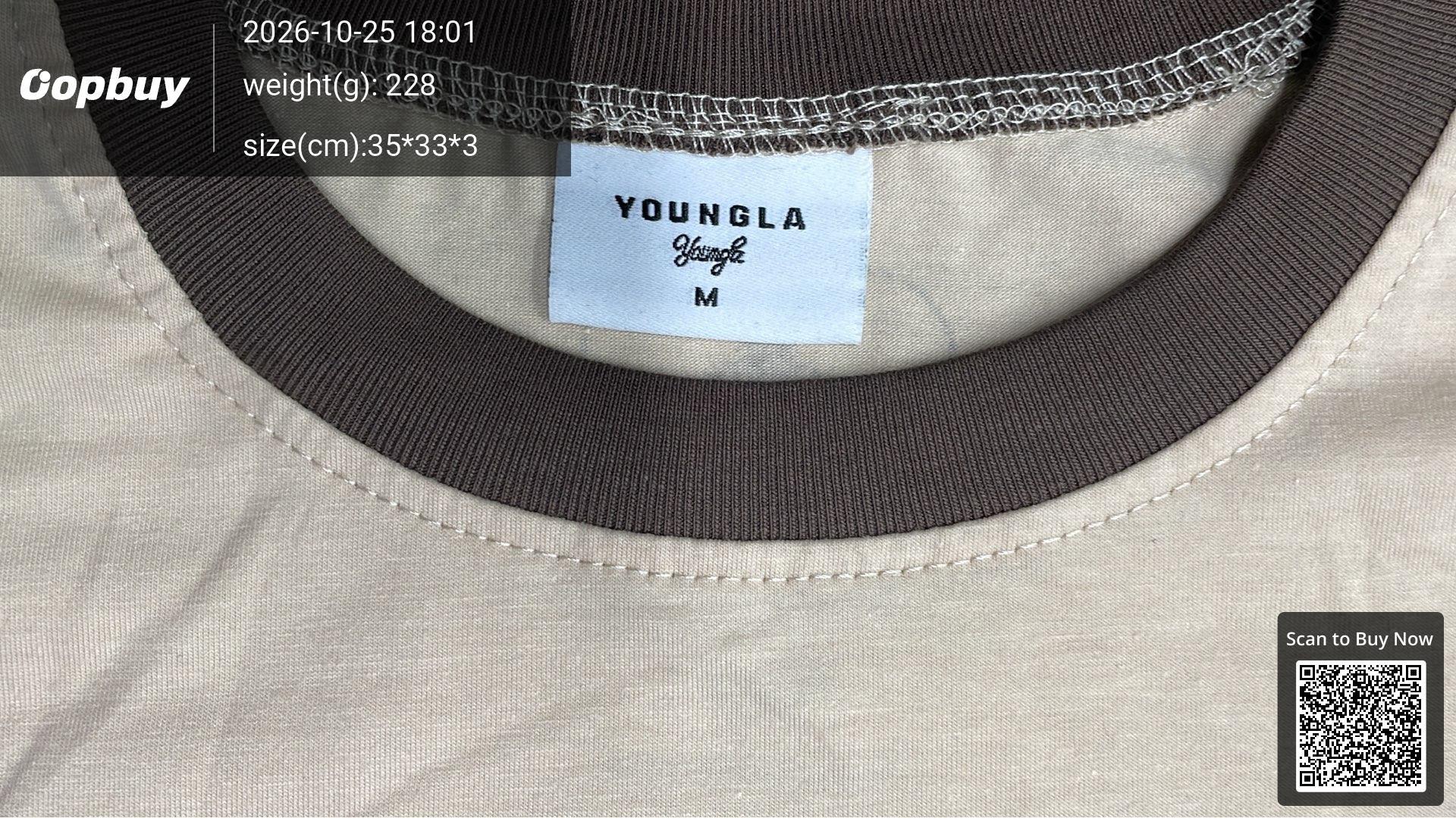 Foto QC 1 de YoungLA Gold's Gym T-shirt Joe Gold Graphic Burgundy