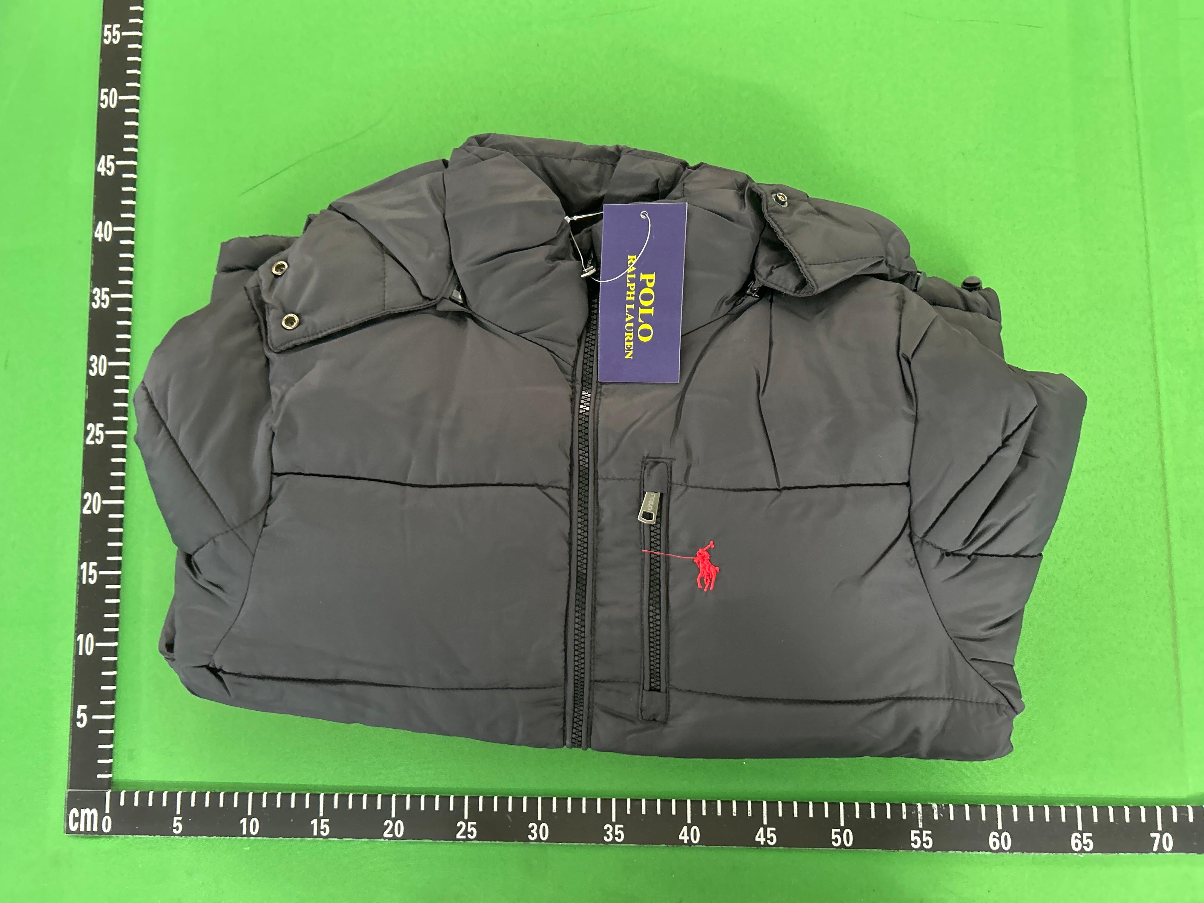 Foto QC 4 de Polo Ralph Lauren Down Puffer Jacket Detachable Hood Black