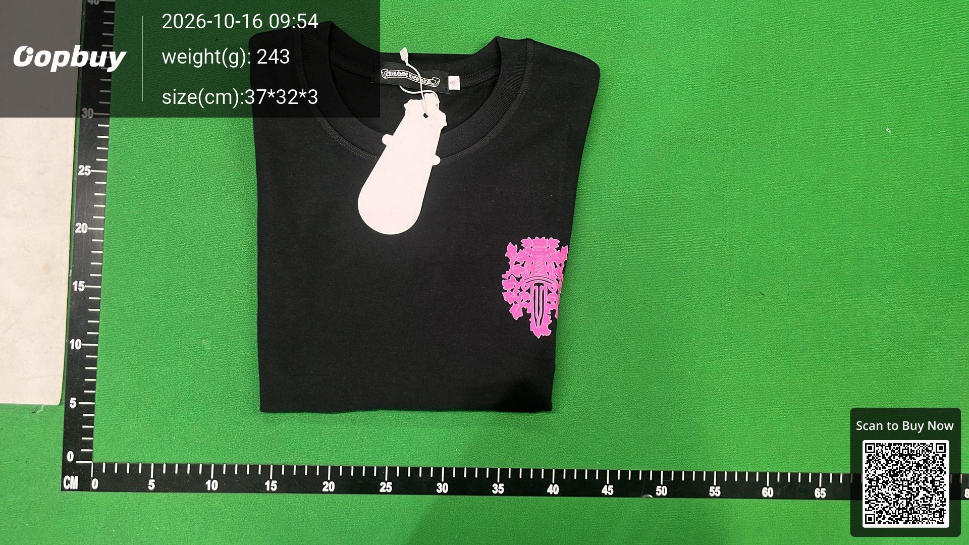 Foto QC 8 de Chrome Hearts T-shirt Horseshoe Logo Black