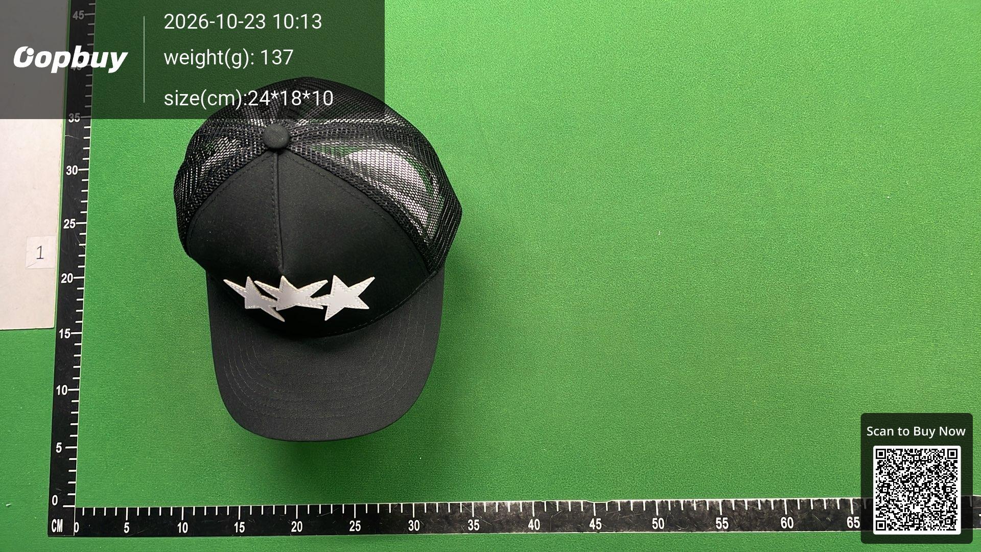 Foto QC 4 de Amiri Arts District Trucker Cap Black