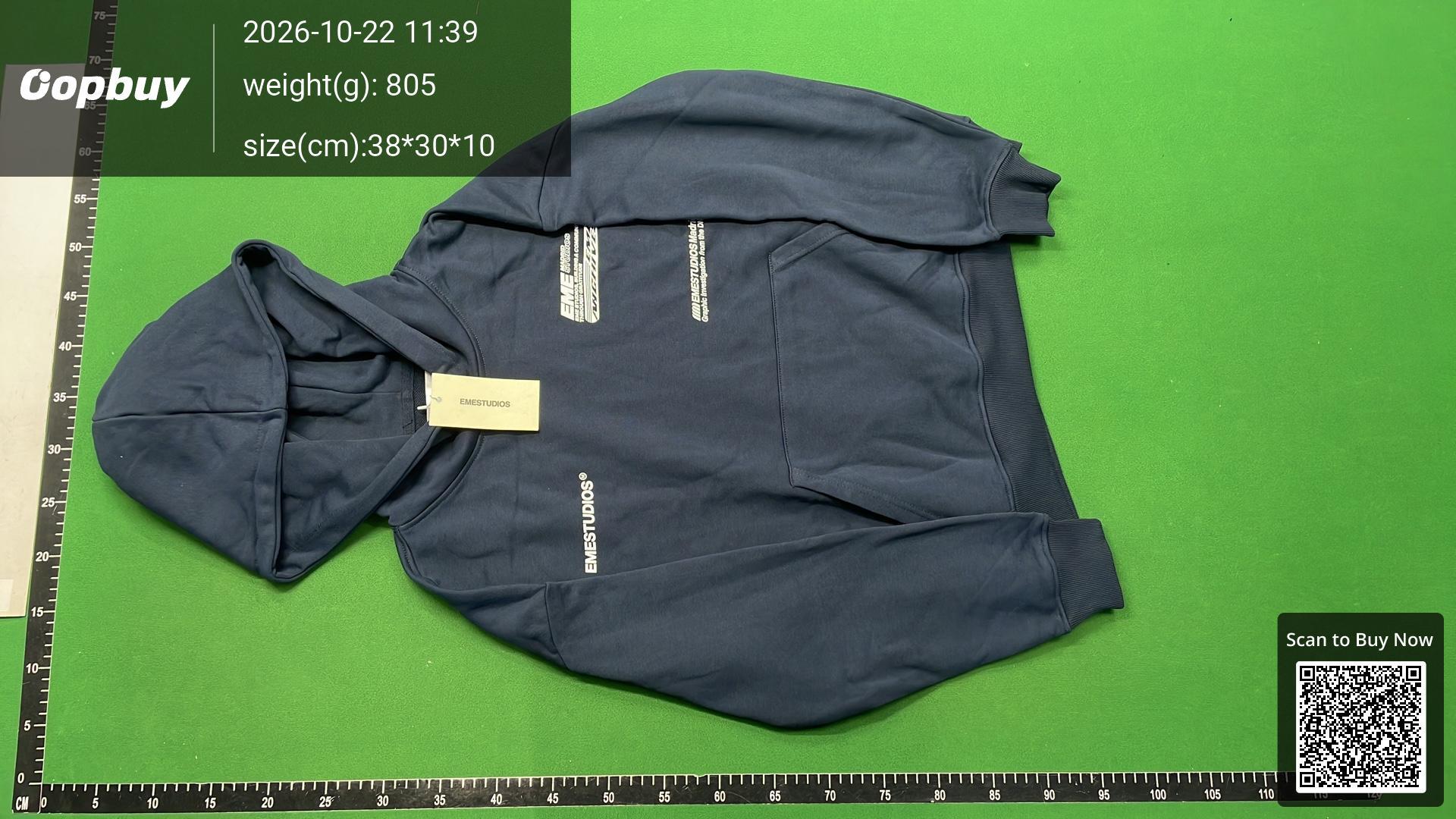 Foto QC 6 de Emestudios Boxy Heavyweight Hoodie Grey