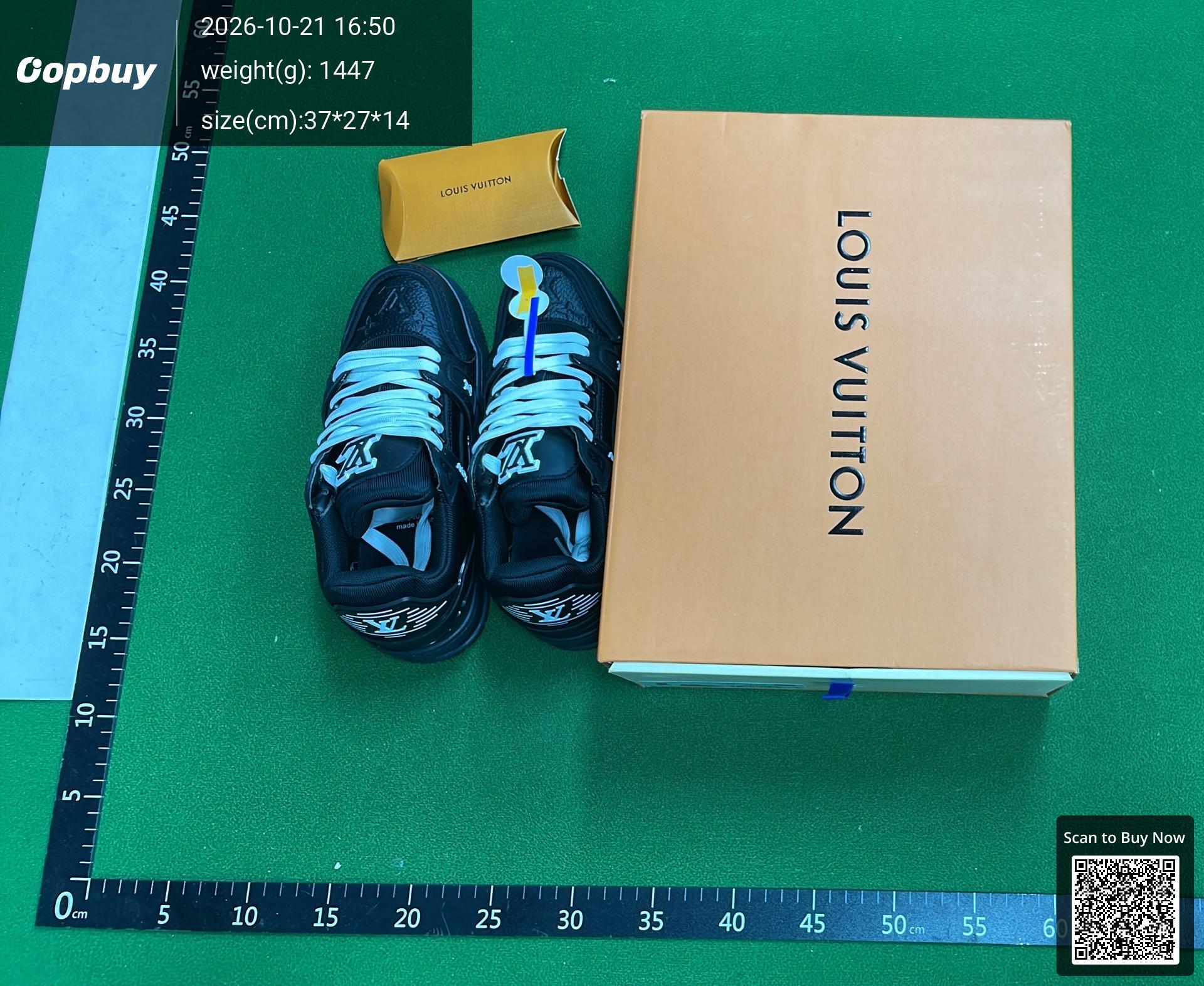 Foto QC 7 de Louis Vuitton Trainer Low Monogram Denim Blue