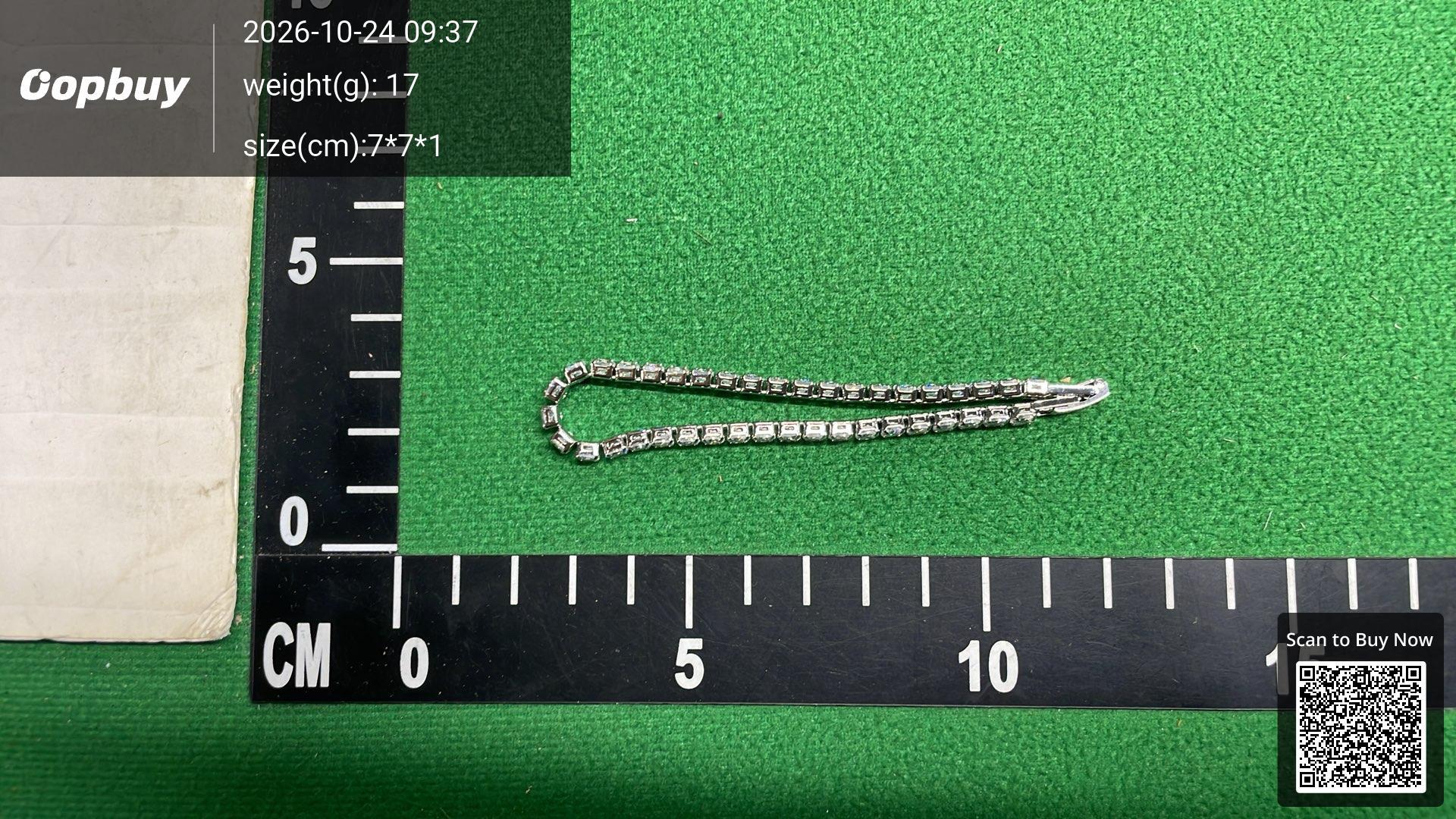 Foto QC 5 de Unbranded Tennis Bracelet Metal Zirconia Black