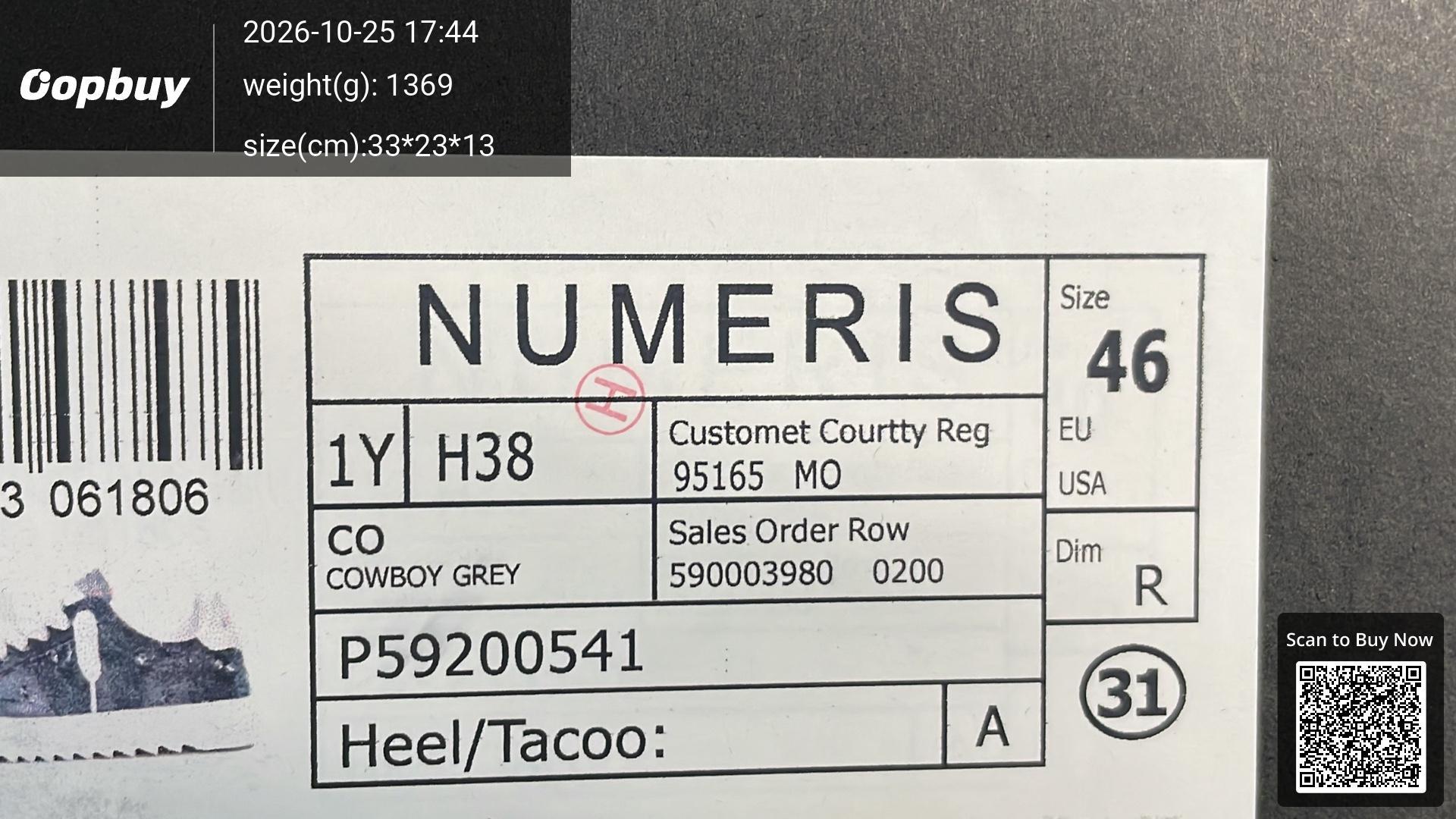 Foto QC 8 de Numeris Skateboard Shoes Low Black White