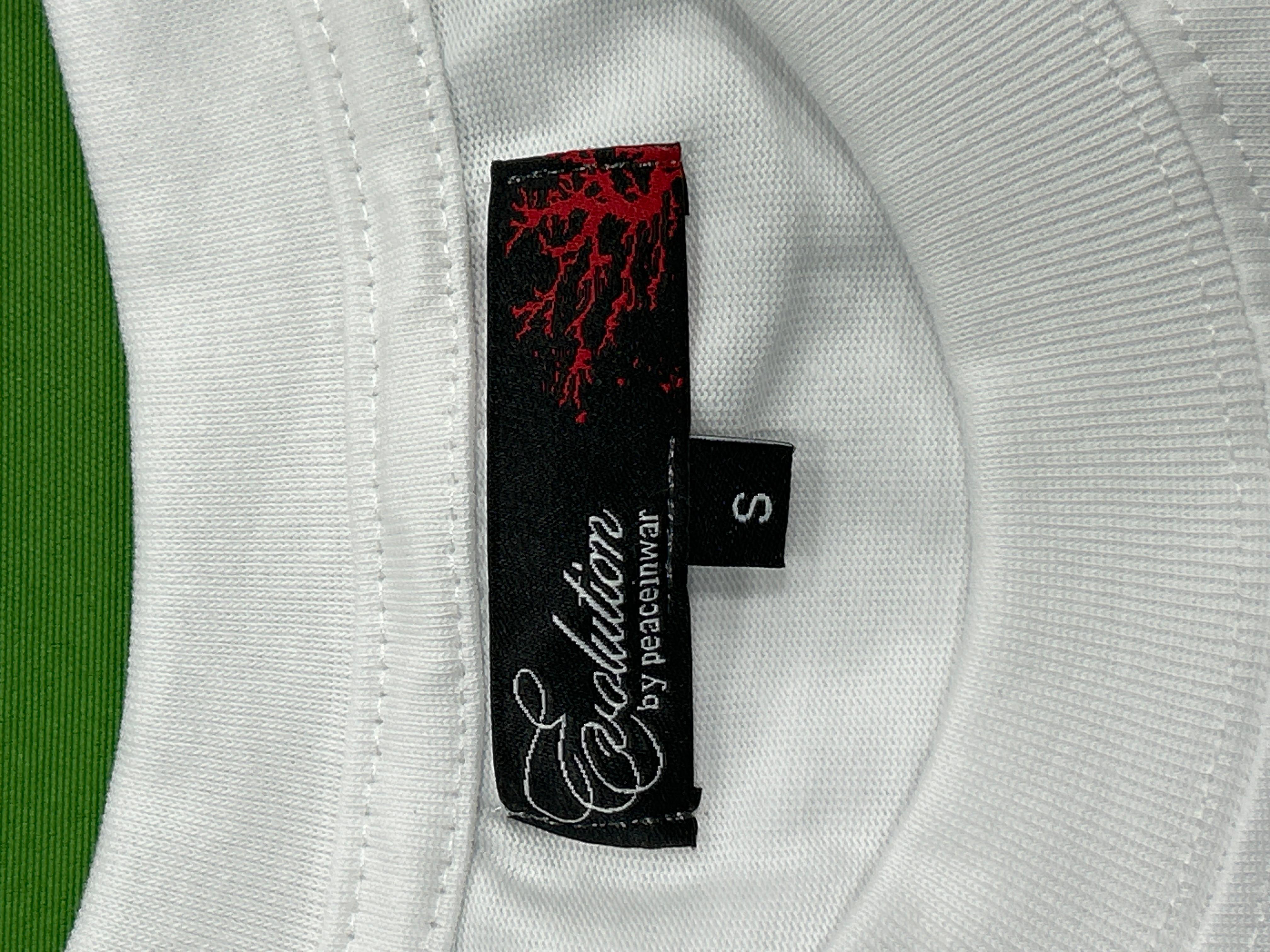 Foto QC 6 de Peace in War Sweater Heavyweight Peace Sign Print White