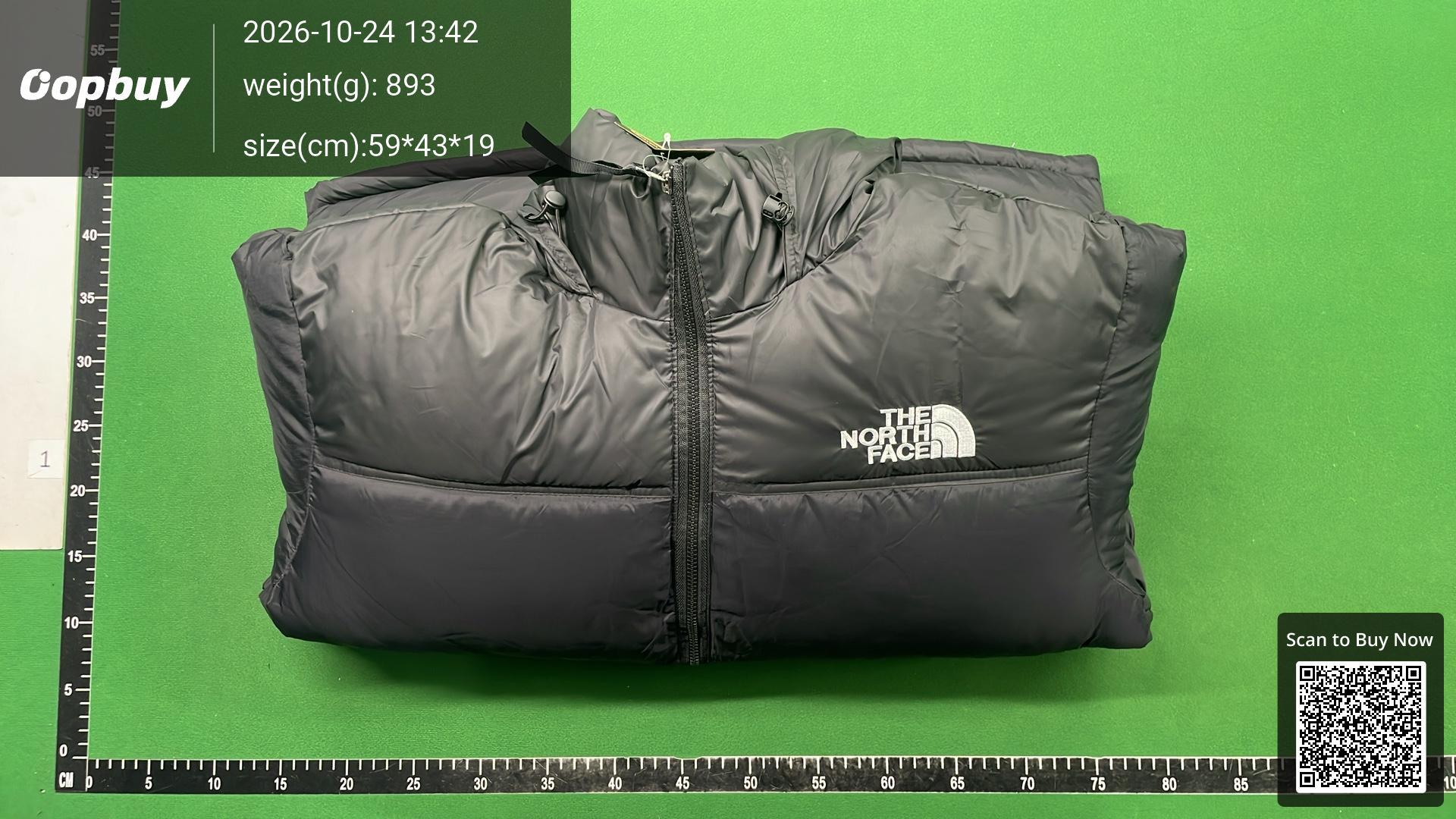 Foto QC 4 de The North Face 1996 Retro Nuptse Vest Hooded Puffer Khaki Black