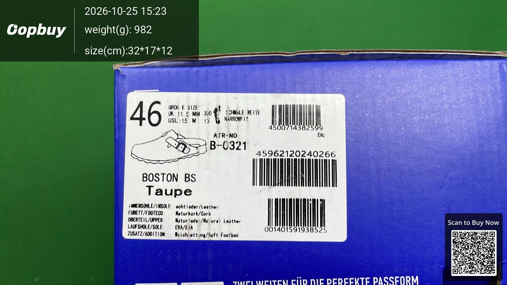Foto QC 2 de Birkenstock Boston Suede Soft Footbed Clogs Olive Green