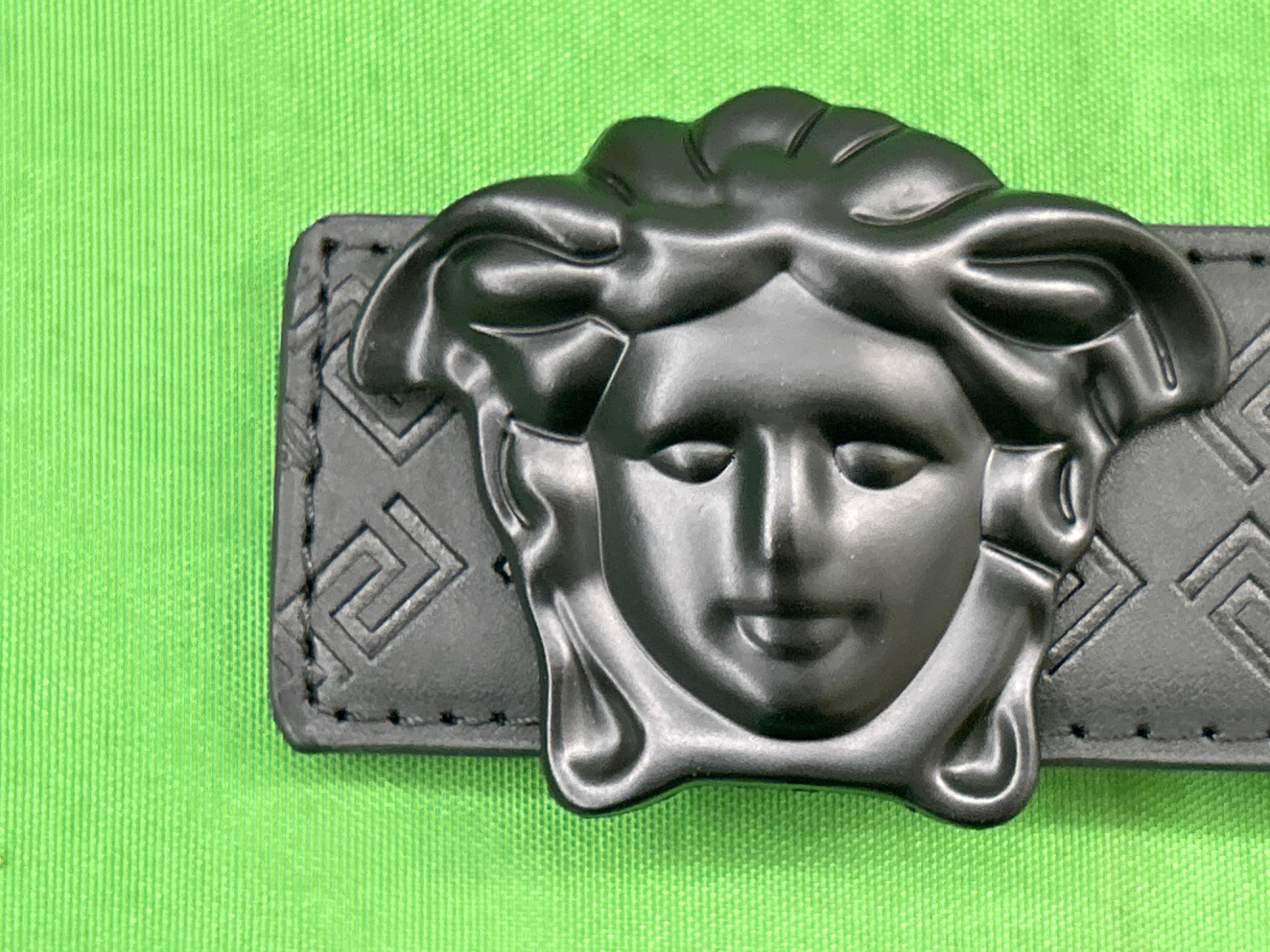 Foto QC 1 de Versace Medusa Belt Black