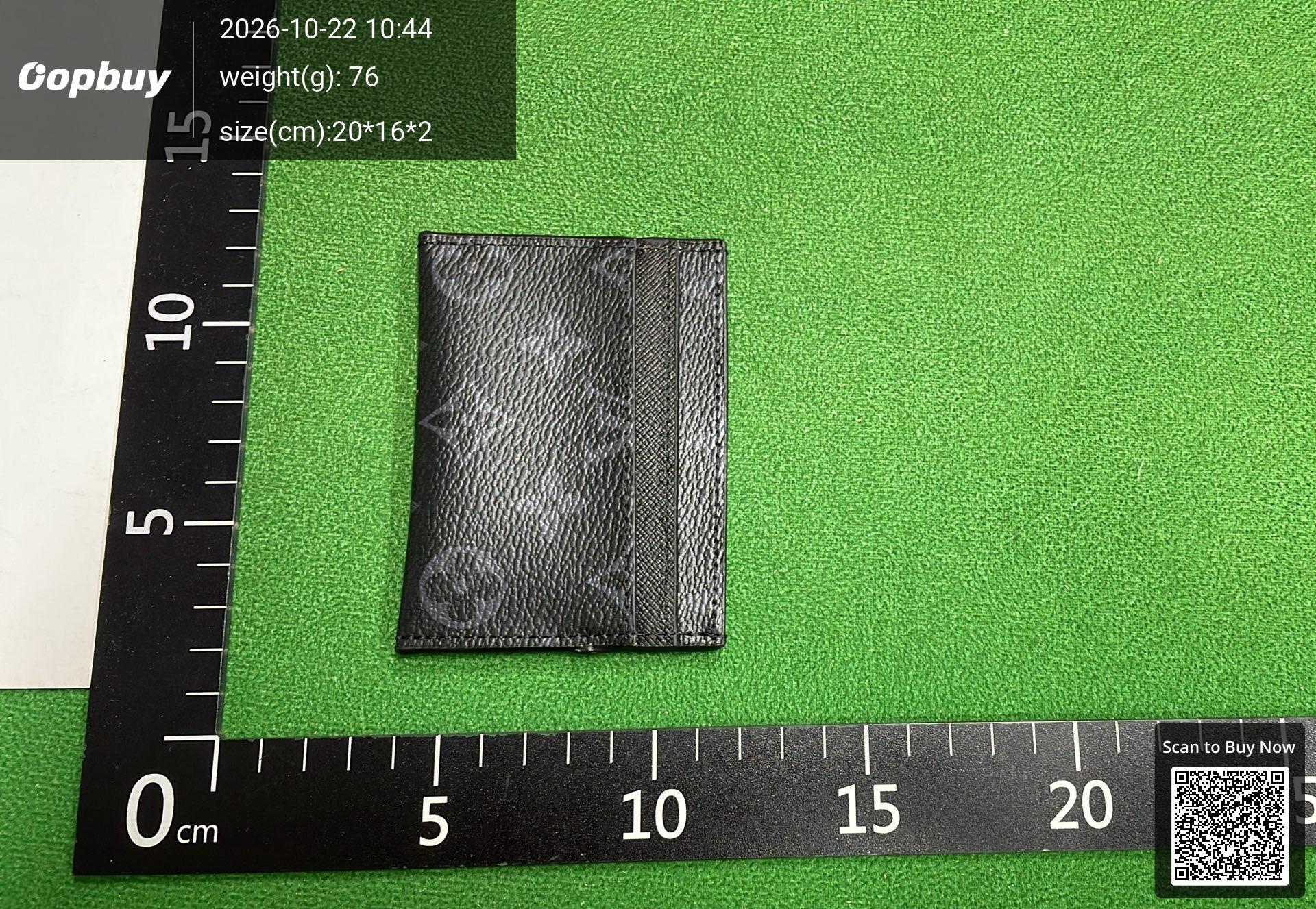 Foto QC 3 de Louis Vuitton Porte Cartes Simple Monogram Reverse Brown