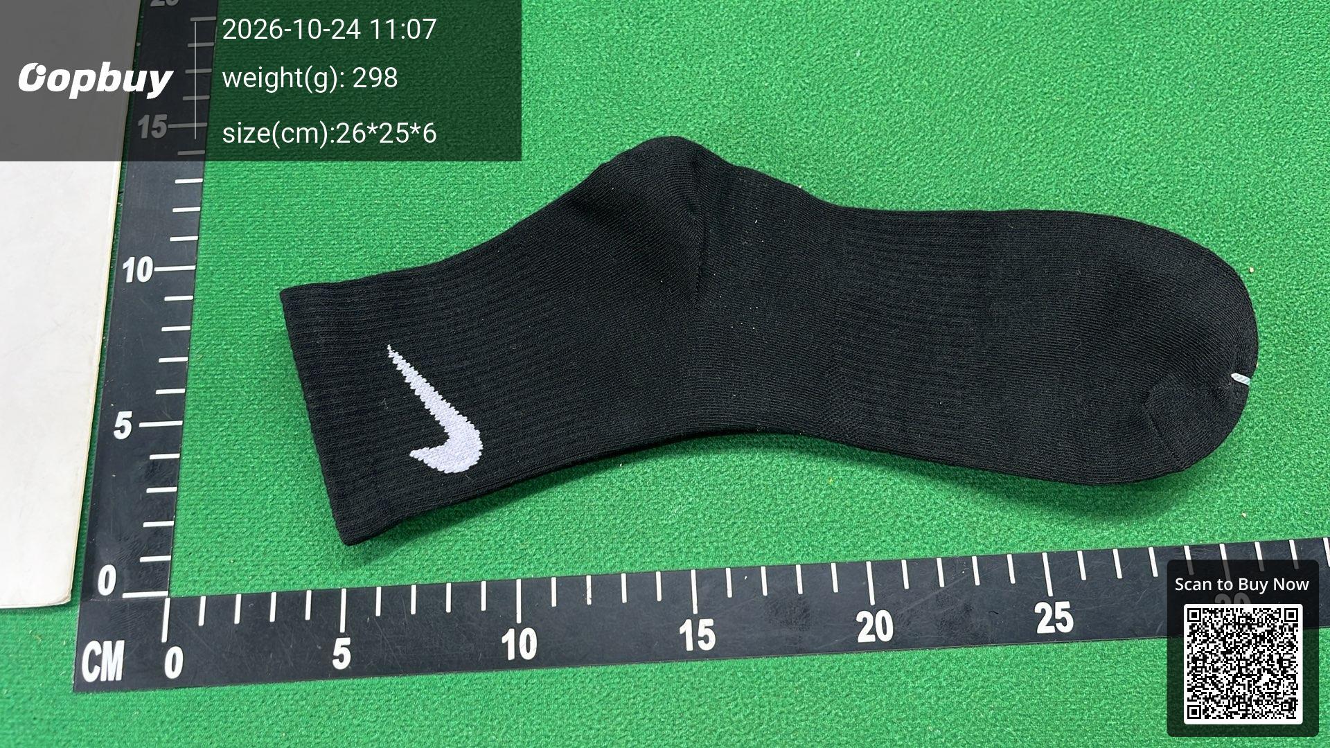 Foto QC 1 de Nike Crew Socks 5-Pair Pack White Black