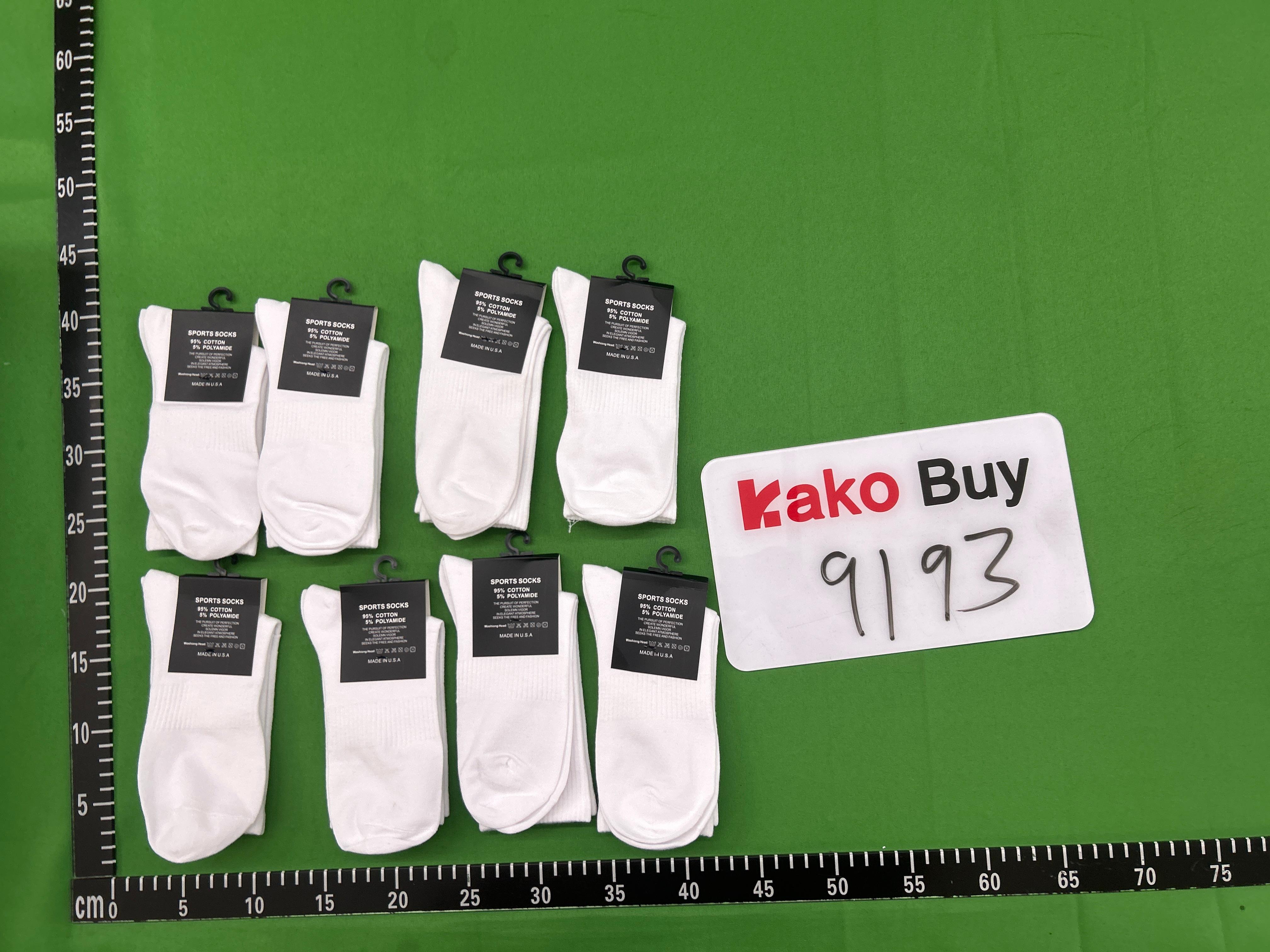 Foto QC 8 de Other Crew Socks Hook Graphic Black White