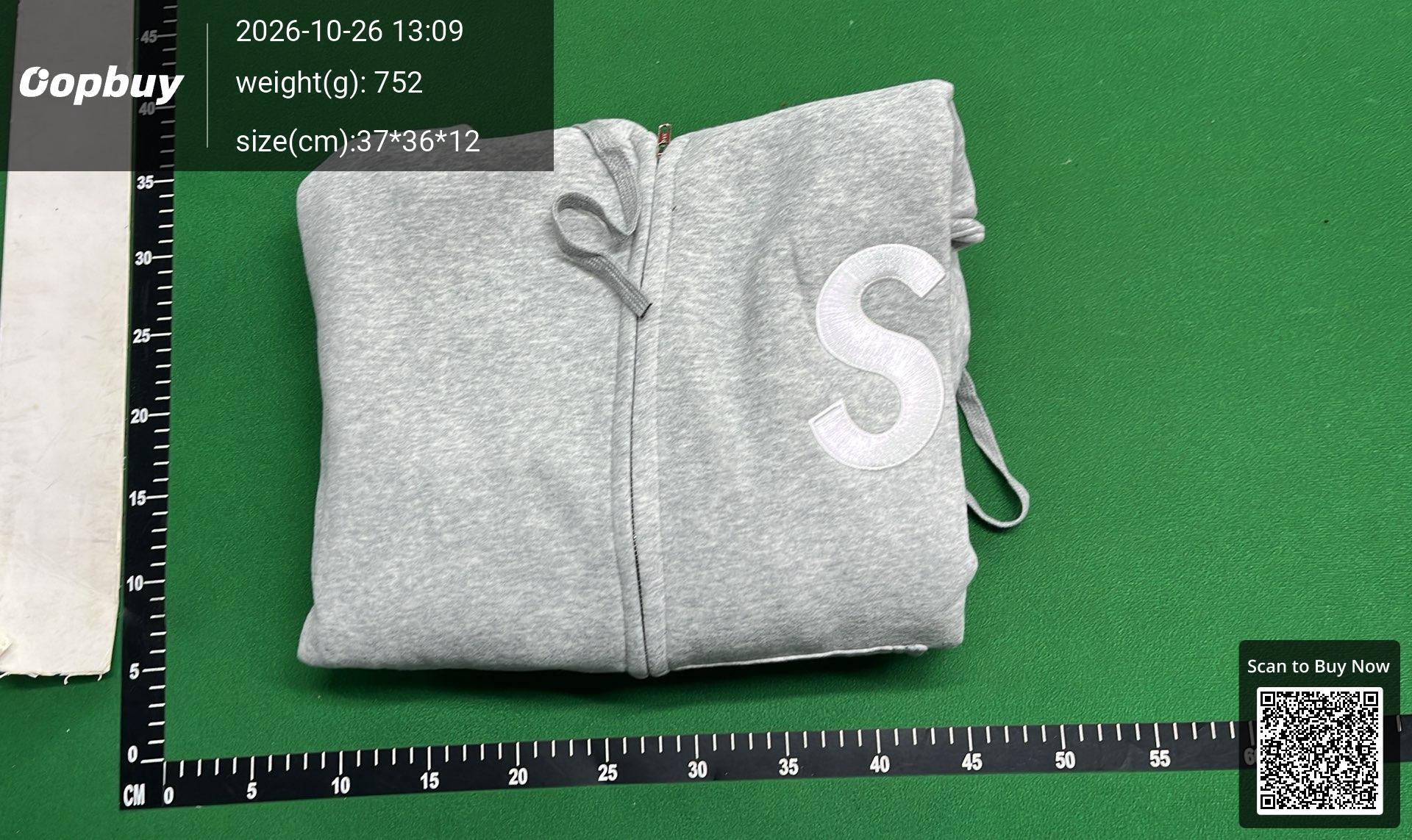 Foto QC 8 de Supreme MM6 Maison Margiela Box Logo Zip Up Hoodie Black
