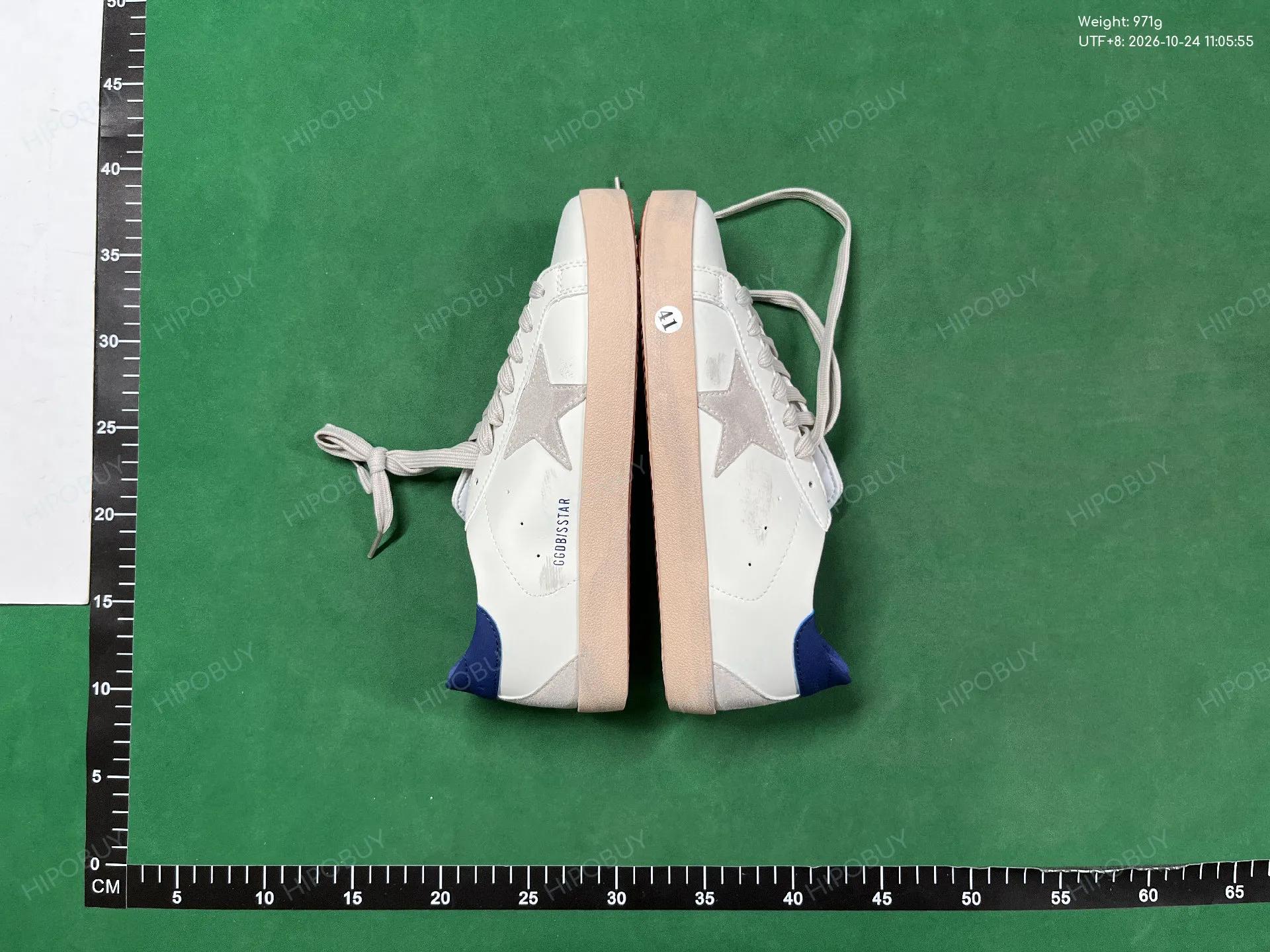 Foto QC 5 de Christian Louboutin Louis Junior Spikes Suede Low-Top Sneakers Blue