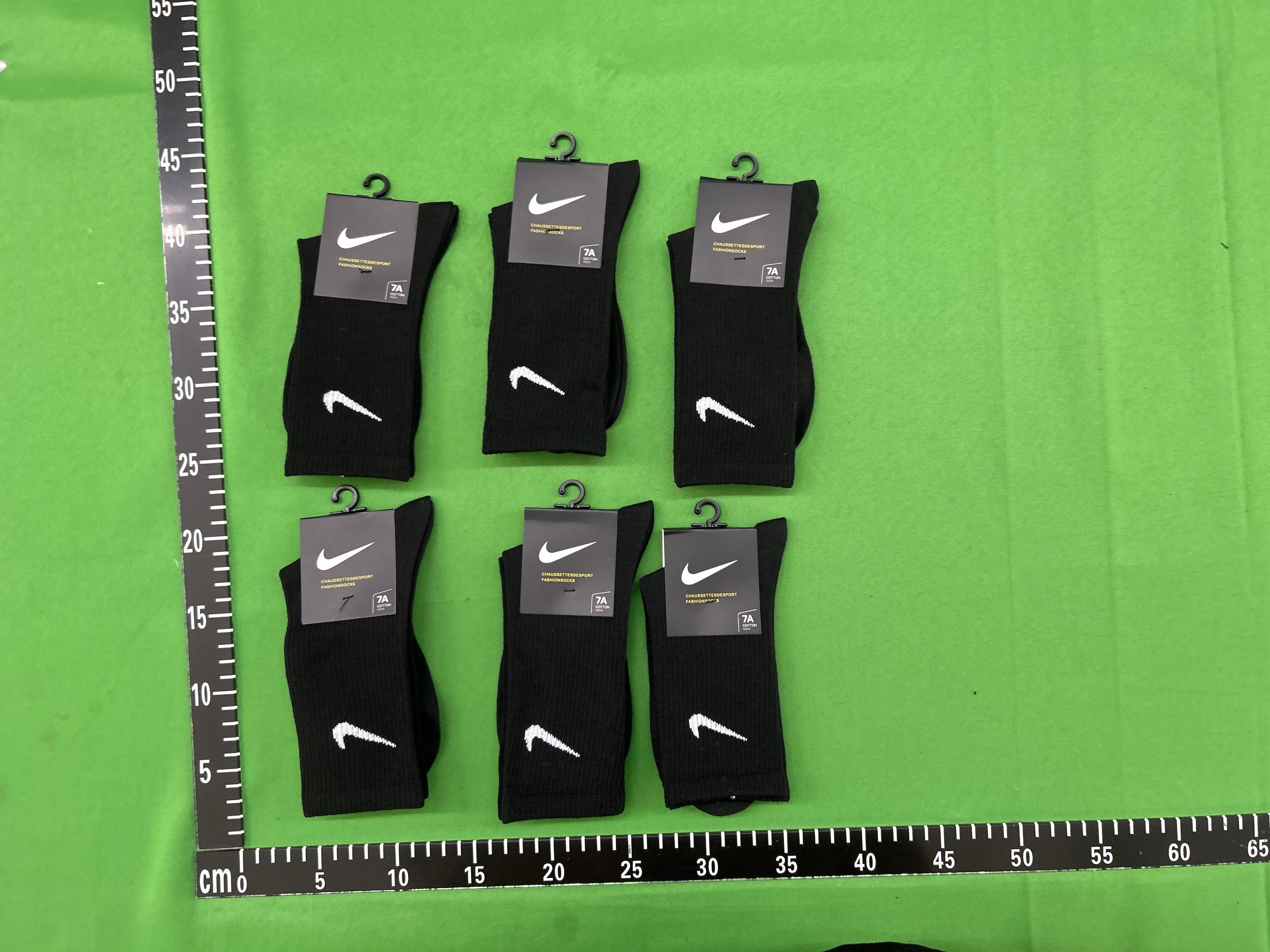 Foto QC 5 de Other Crew Socks Hook Graphic Black White