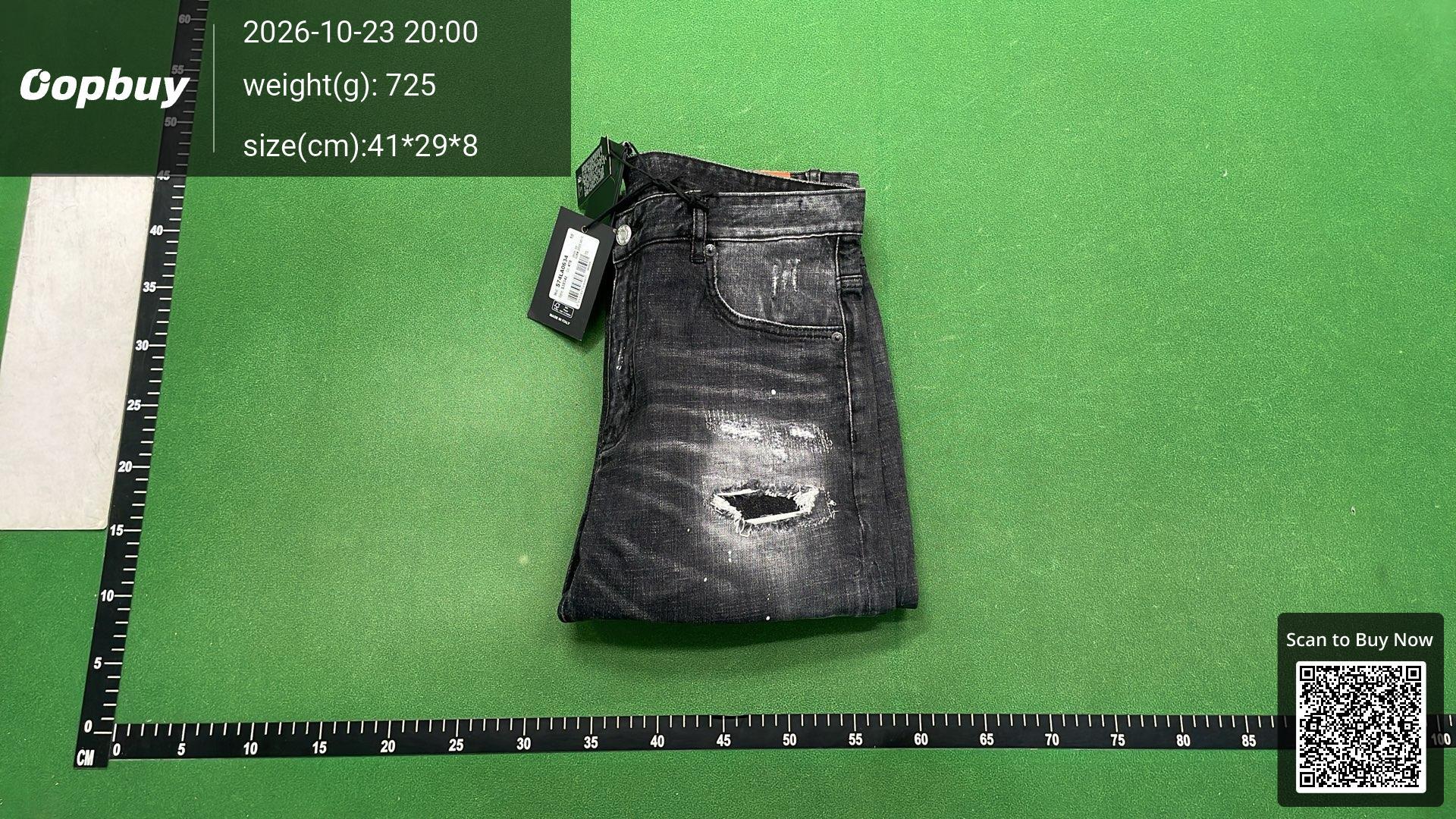 Foto QC 8 de Dsquared2 Jeans Distressed Paint Splatter Blue