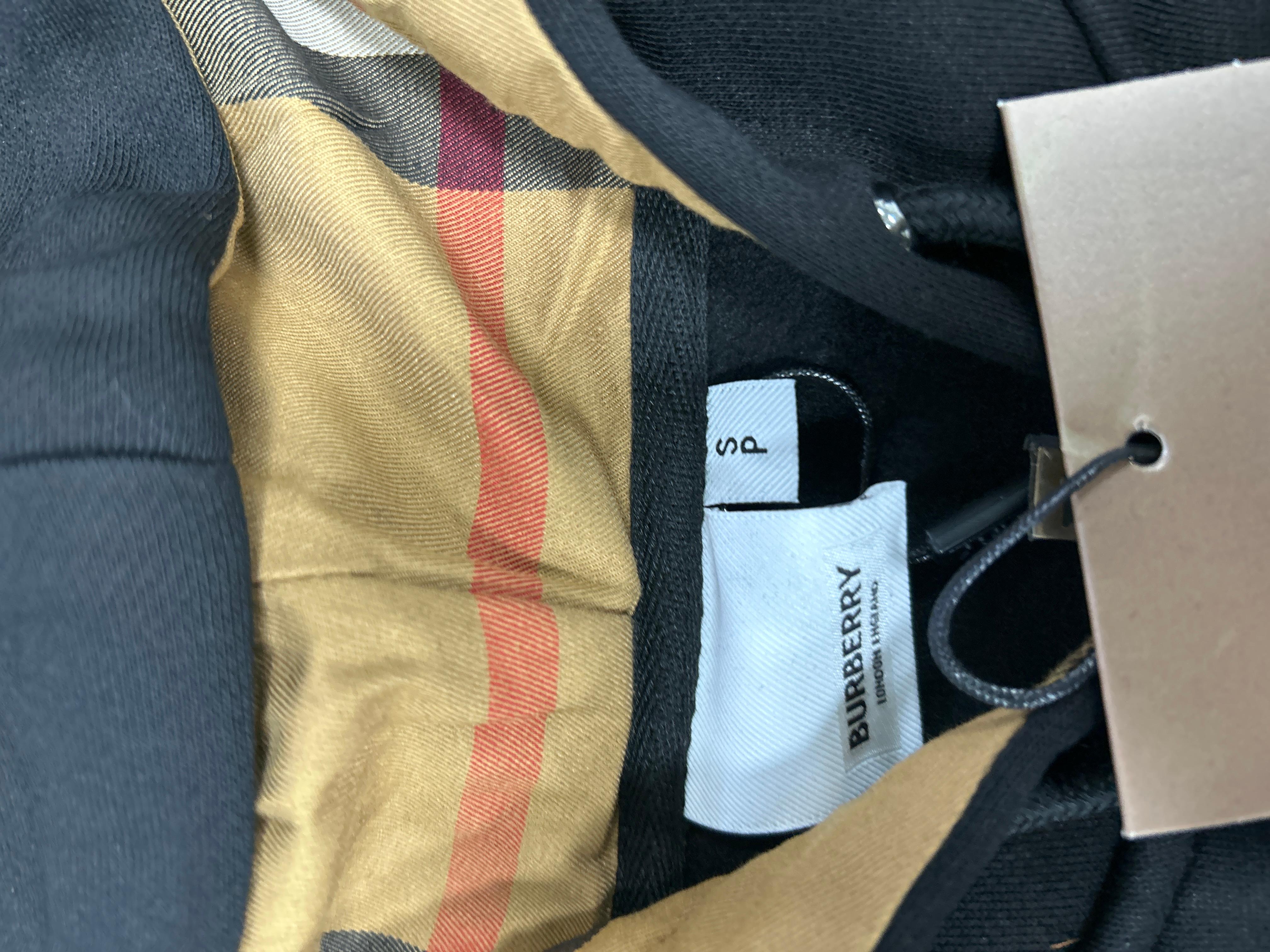 Foto QC 3 de Burberry T-shirt Vintage Check Trim Black