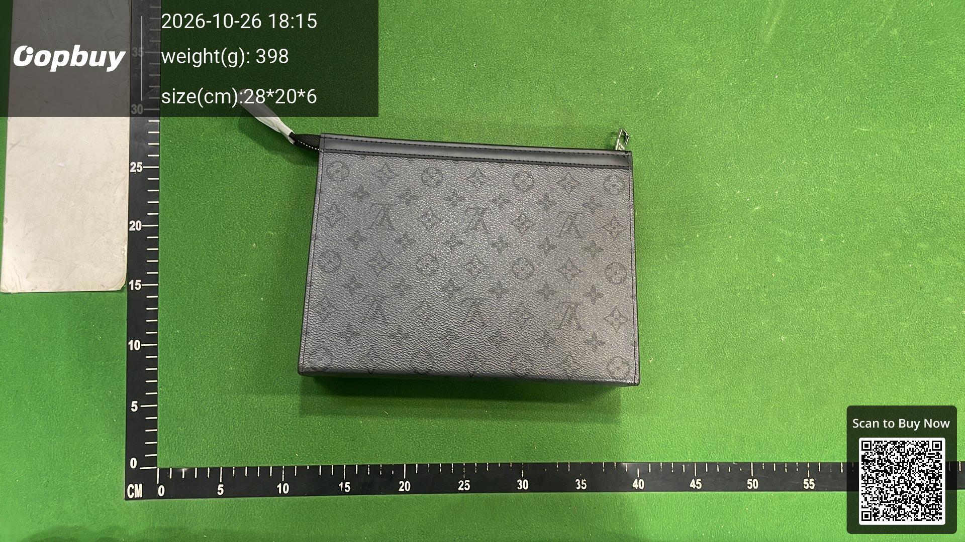 Foto QC 4 de Louis Vuitton Toiletry Bag 2 Compartments Monogram Eclipse