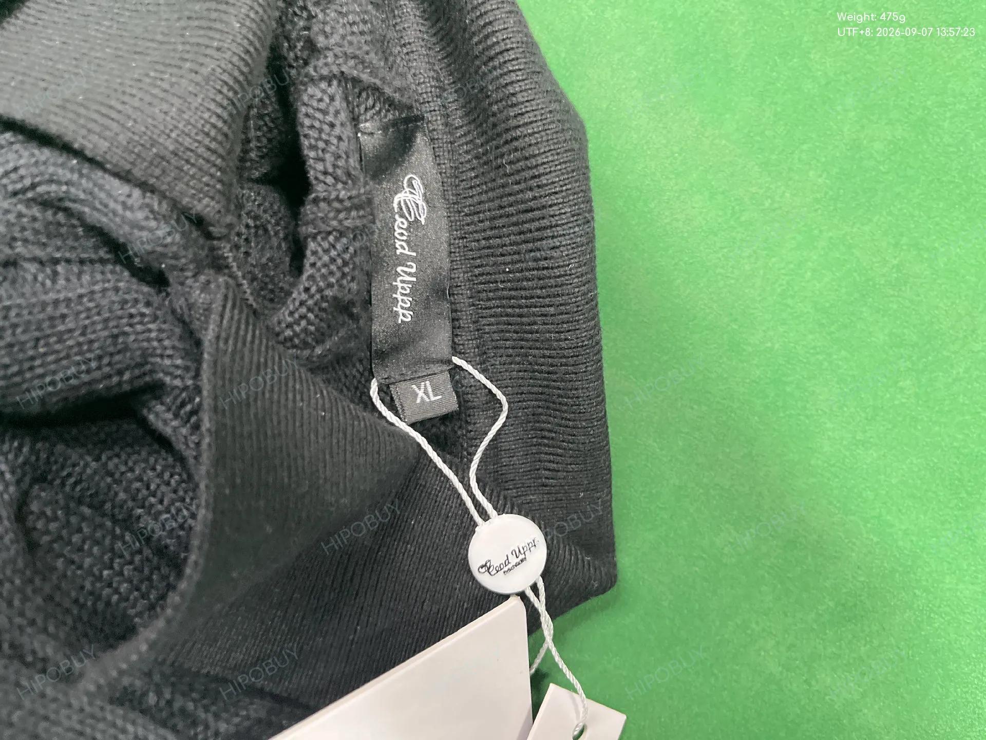 Foto QC 5 de Loro Piana Cable Knit Polo Shirt Black