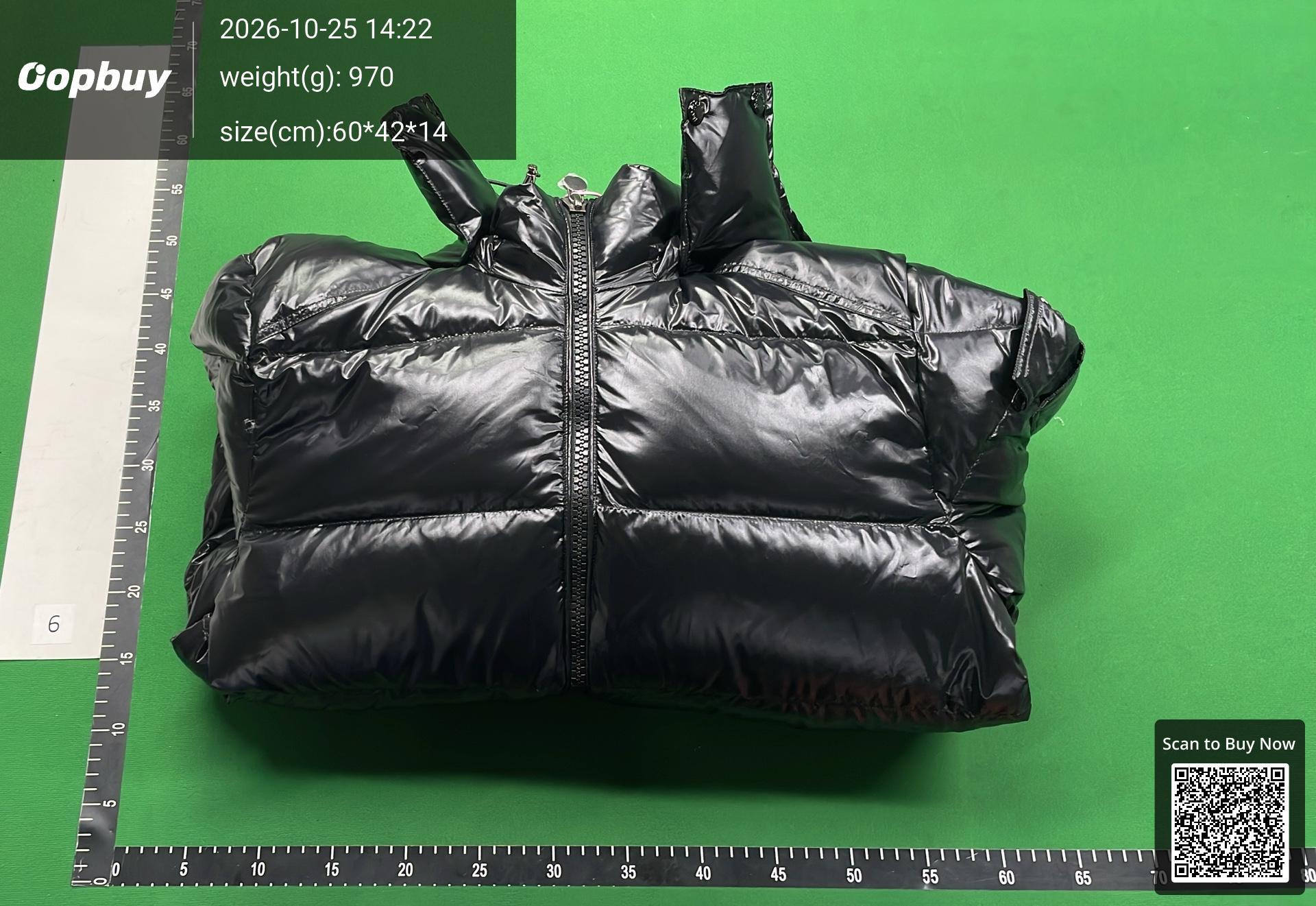 Foto QC 4 de Moncler Maya Down Puffer Jacket Hooded Grey