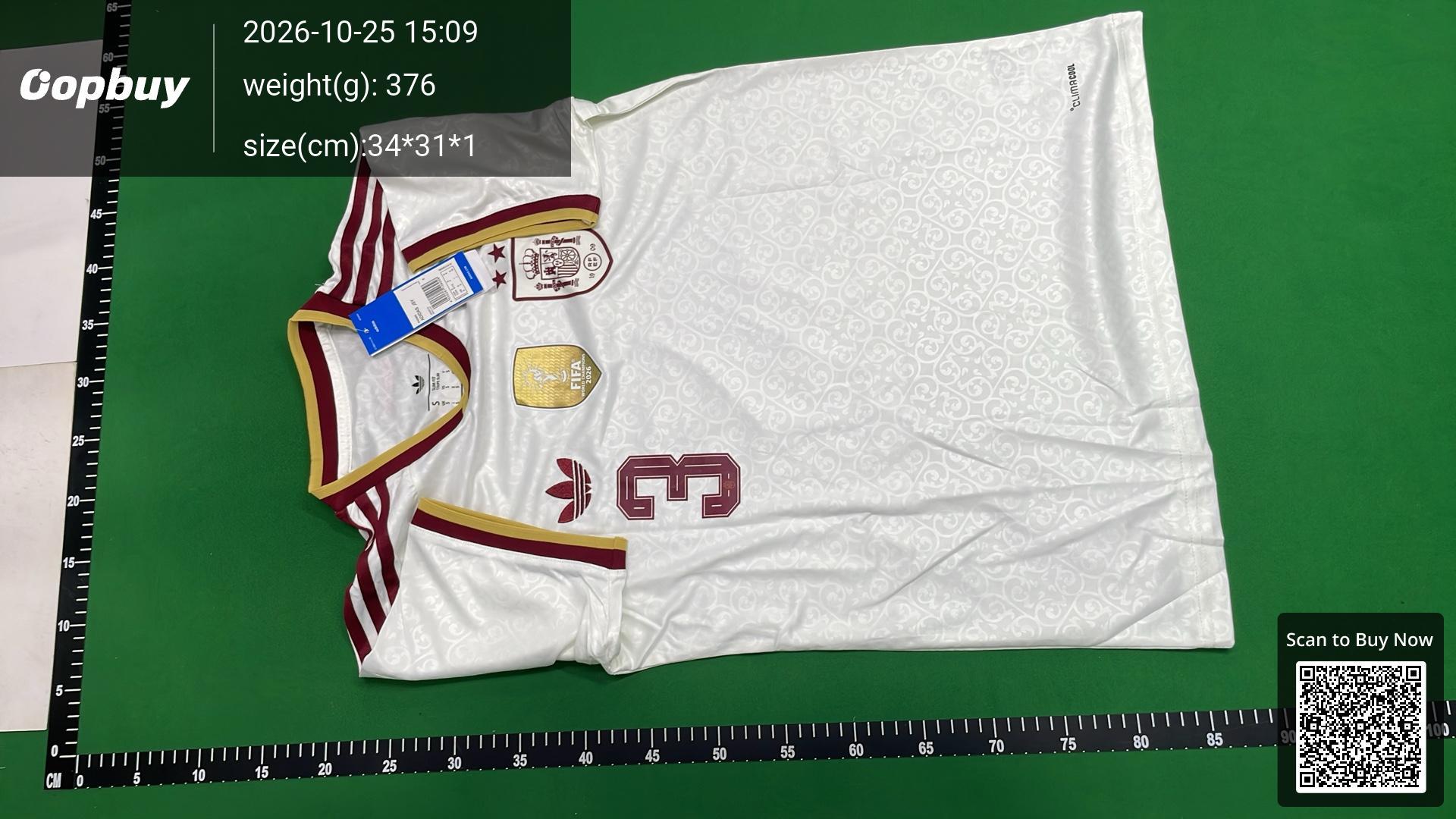 Foto QC 6 de adidas x Spain Retro 2010 World Cup Champion Home Fan Jersey Red