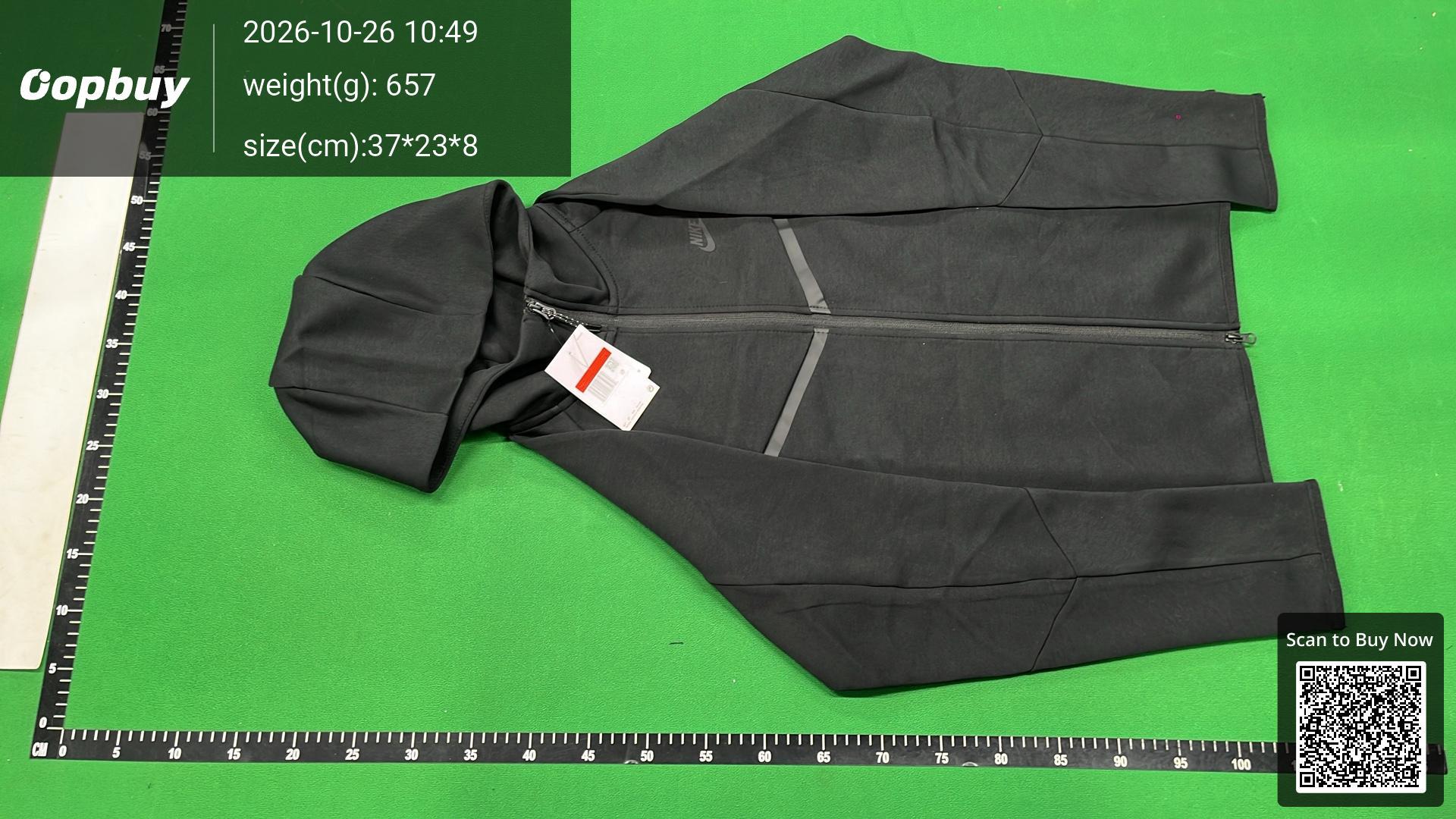 Foto QC 2 de Nike Tech Fleece Windrunner Zip Sweater Hooded Black