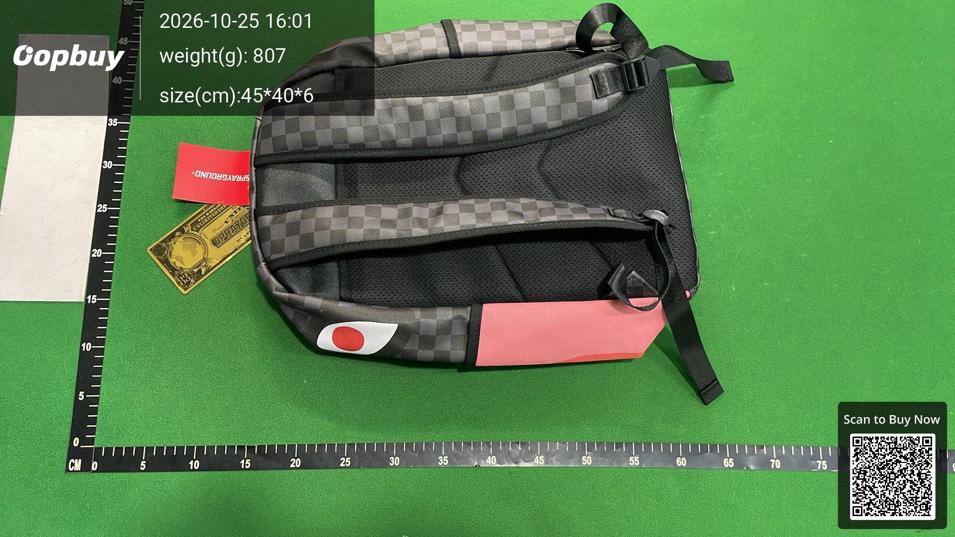 Foto QC 8 de Sprayground x Pink Panther On The Run Backpack Pink Checkerboard