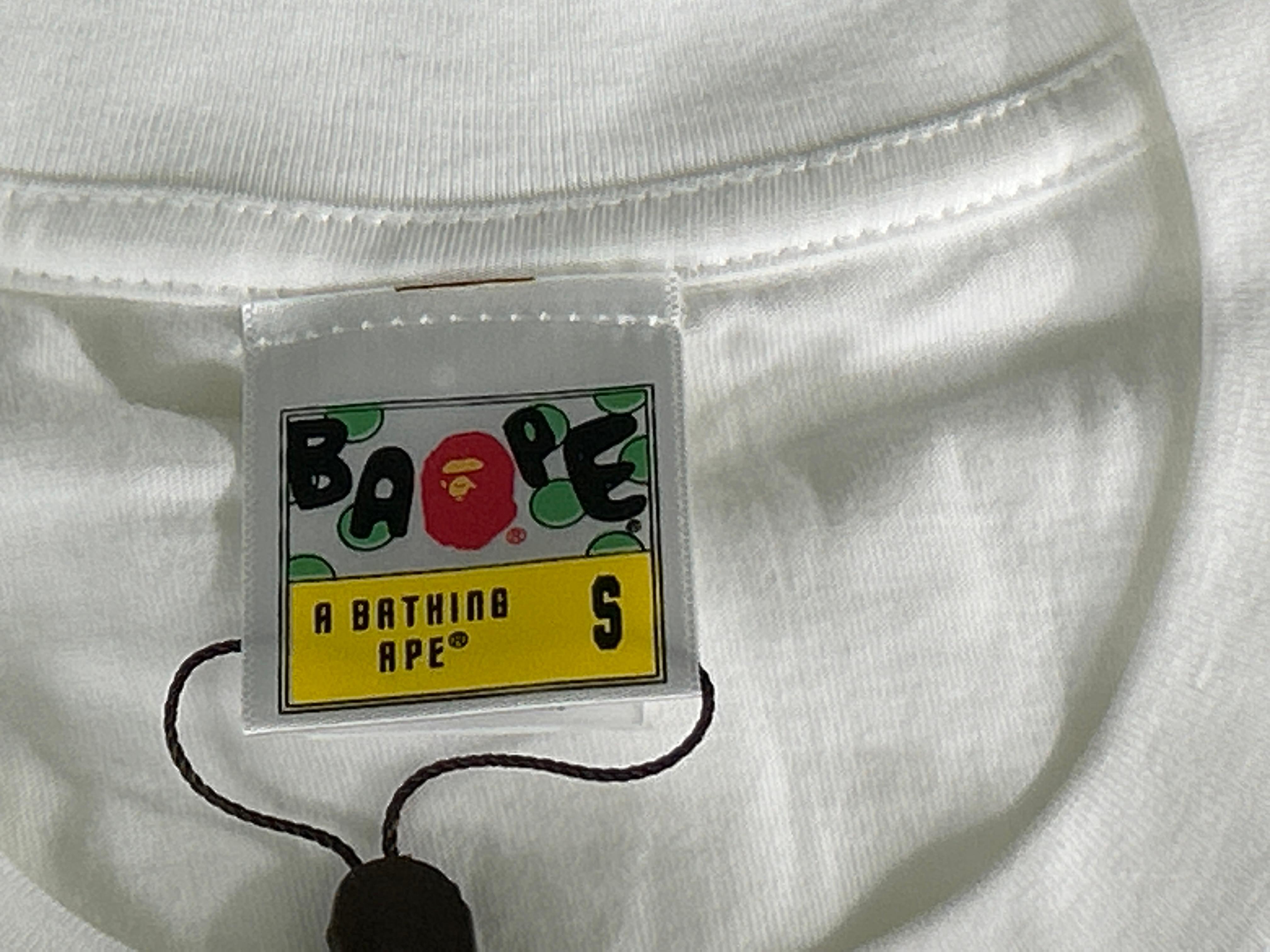 Foto QC 2 de BAPE Baby Milo T-shirt Sleeping Camo Ape Head Black