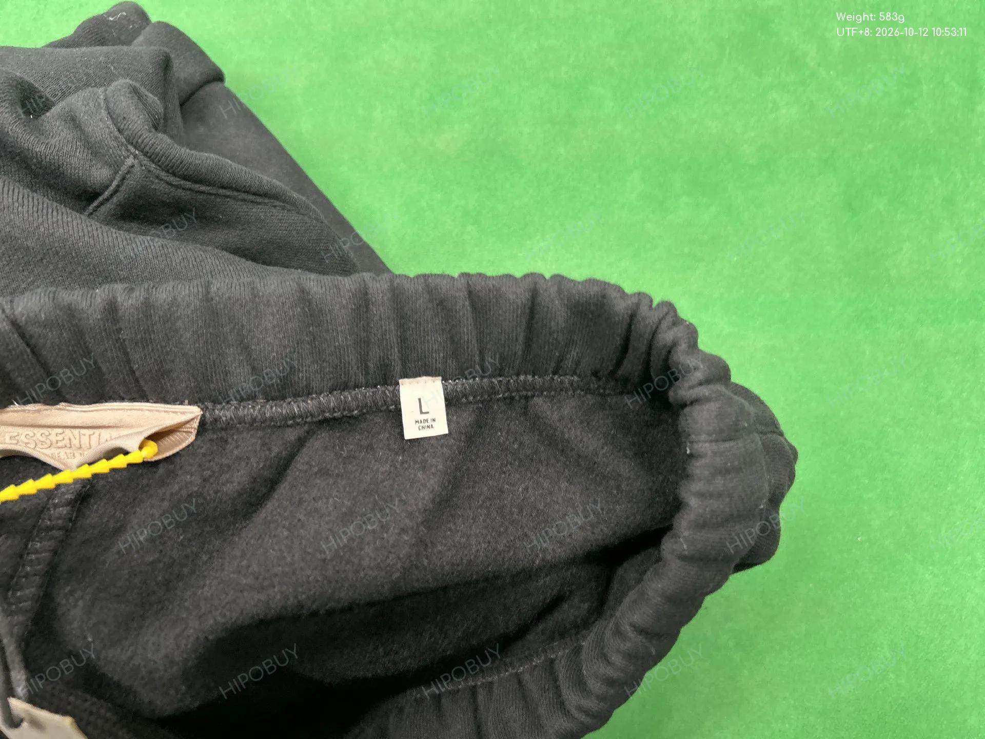 Foto QC 1 de Fear of God Essentials 1977 Sweatpants Black