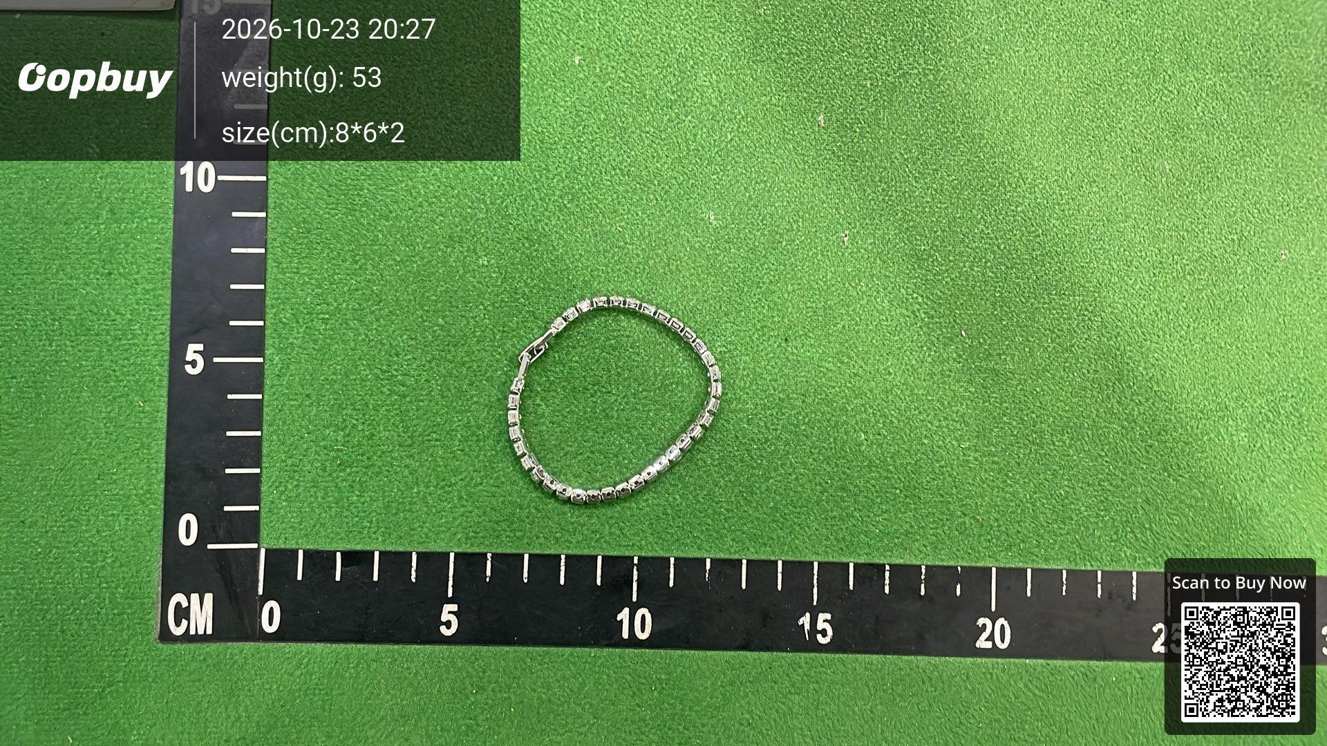 Foto QC 8 de Unbranded Tennis Bracelet Metal Zirconia Black