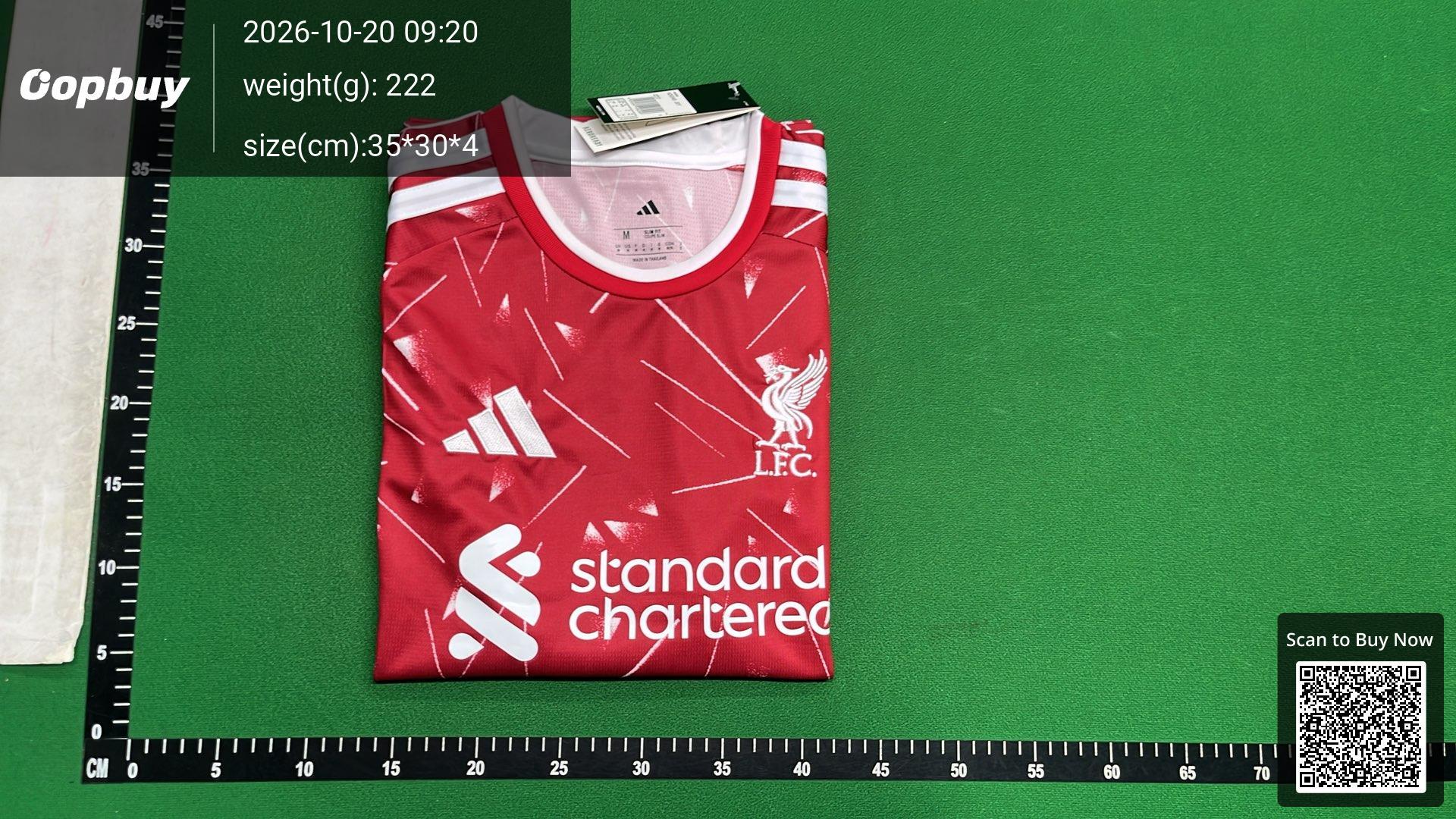 Foto QC 4 de adidas x Liverpool FC 2019/20 Home Jersey Red