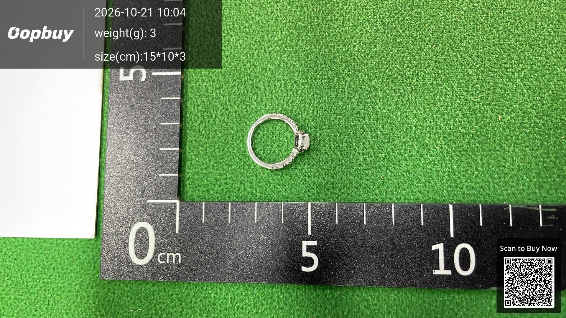 Foto QC 6 de Other Ring Silver Heart Stone Silver