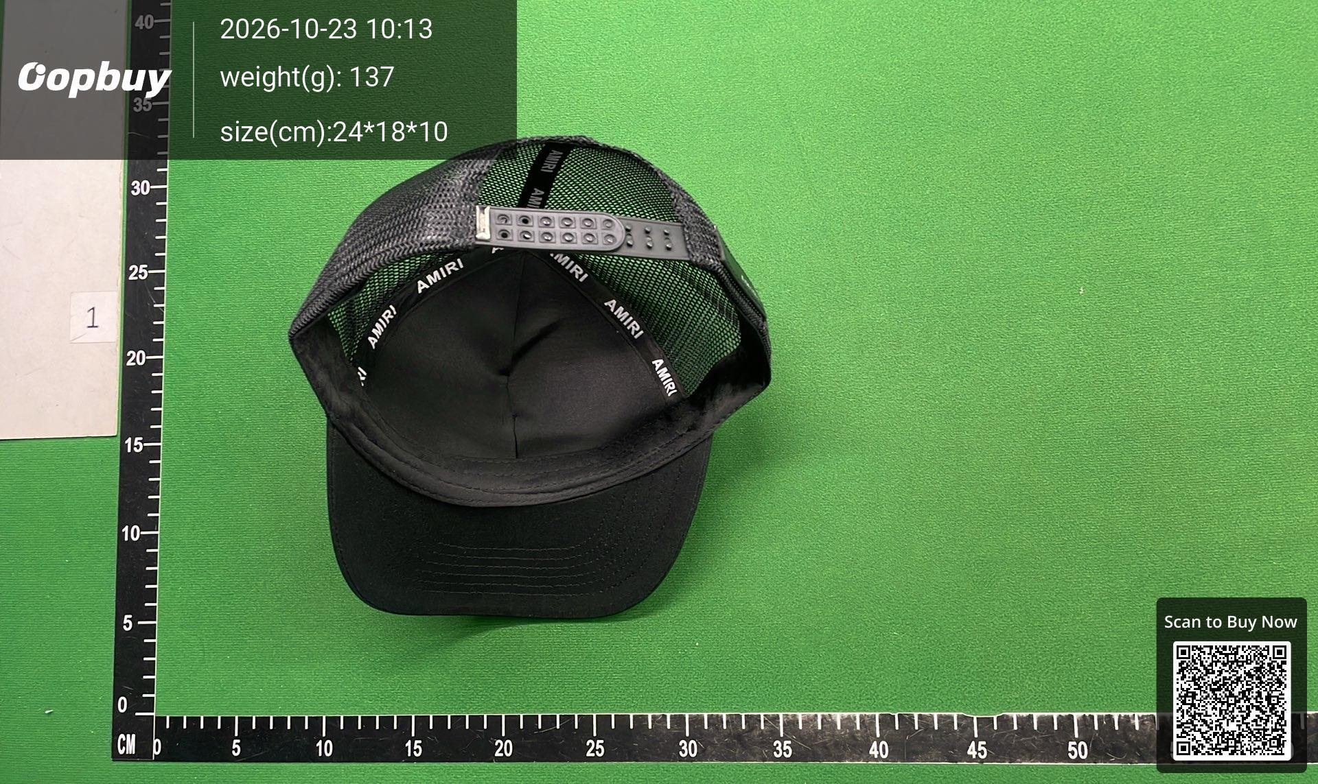 Foto QC 6 de Amiri Arts District Trucker Cap Black