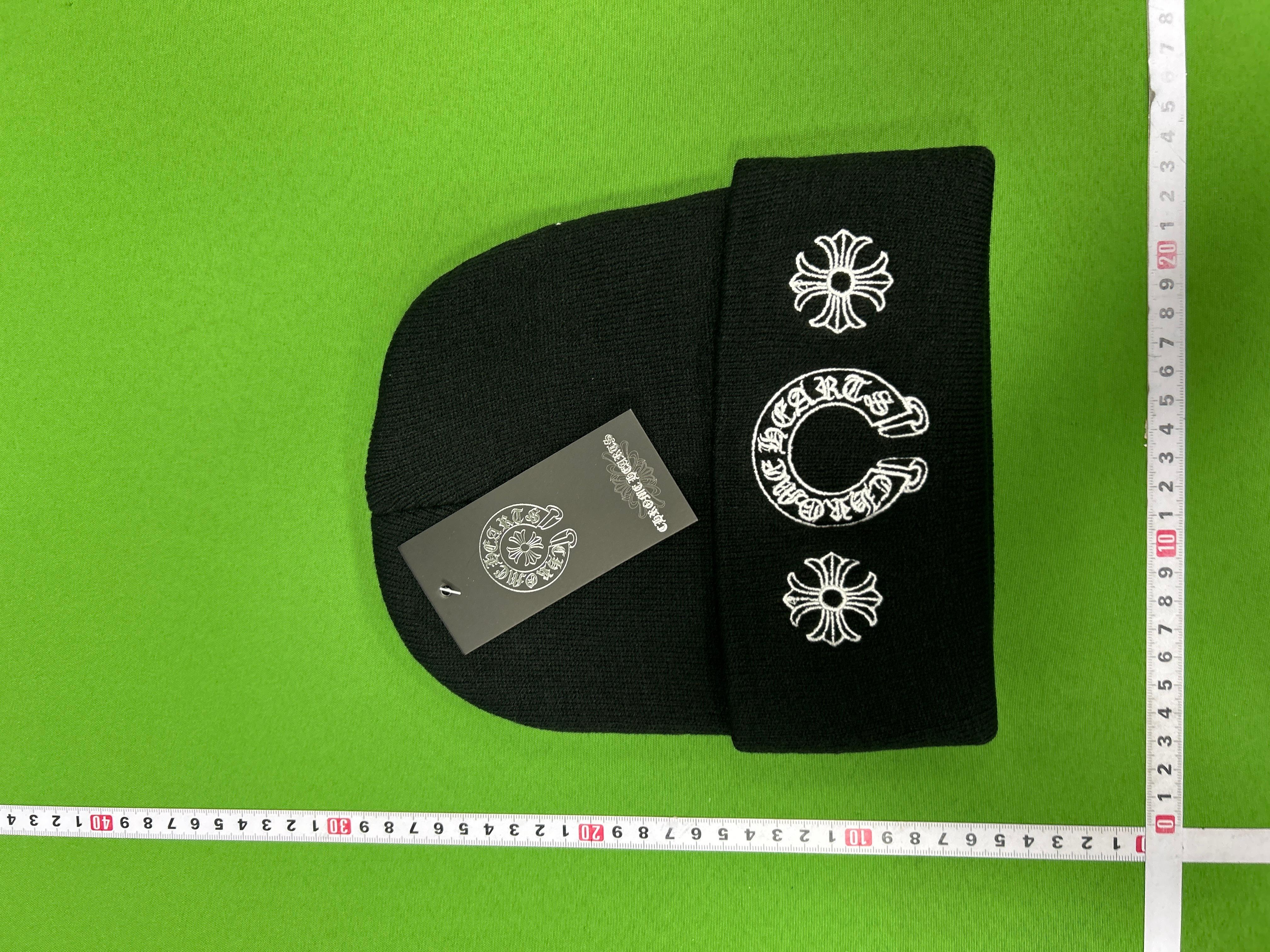Foto QC 5 de Chrome Hearts Horse Shoe Beanie Black