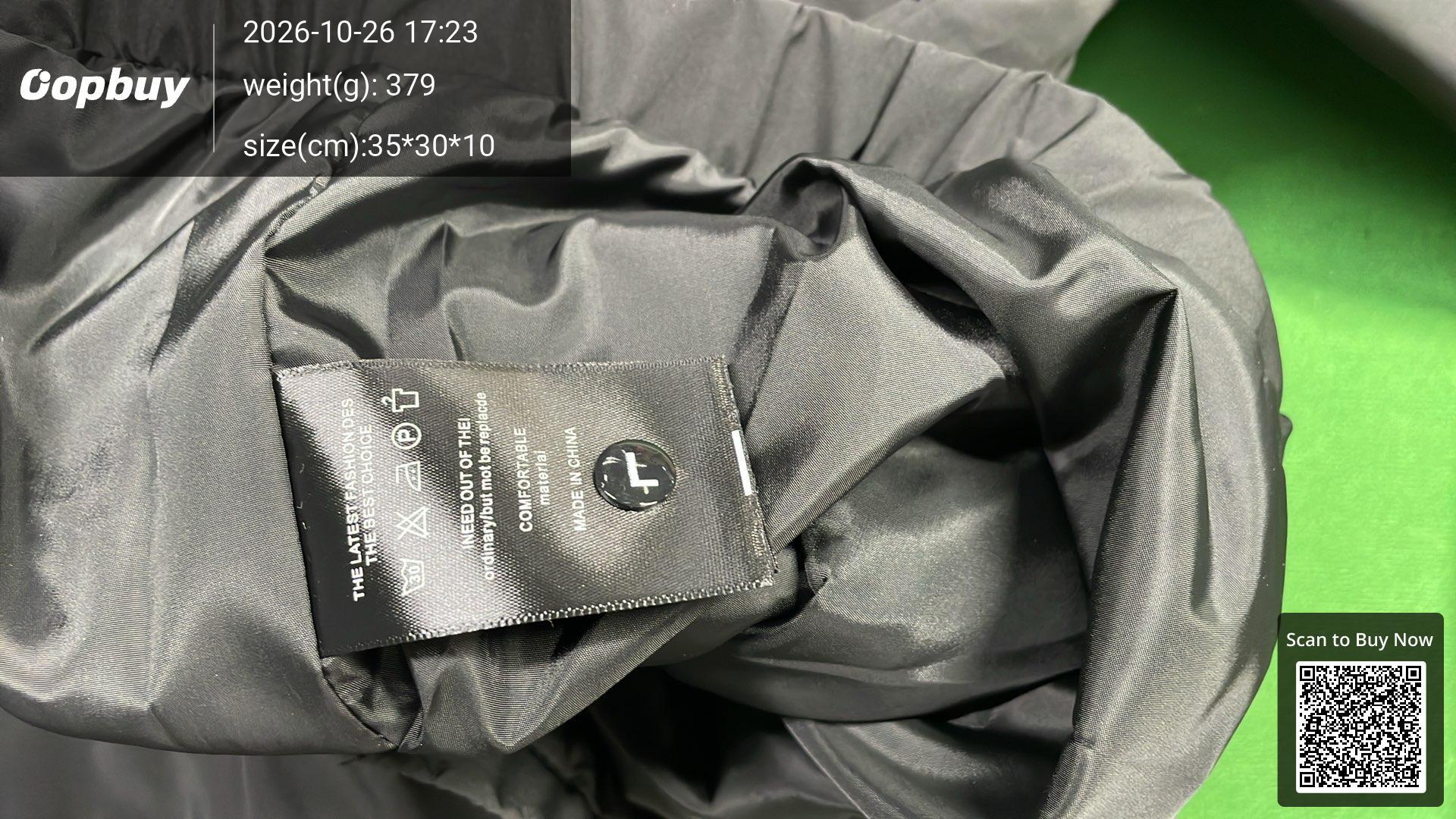 Foto QC 5 de Burberry Hooded Jacket Vintage Check Trim Black