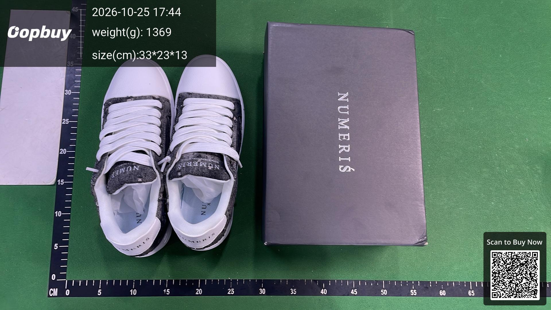 Foto QC 7 de Numeris Skateboard Shoes Low Black White