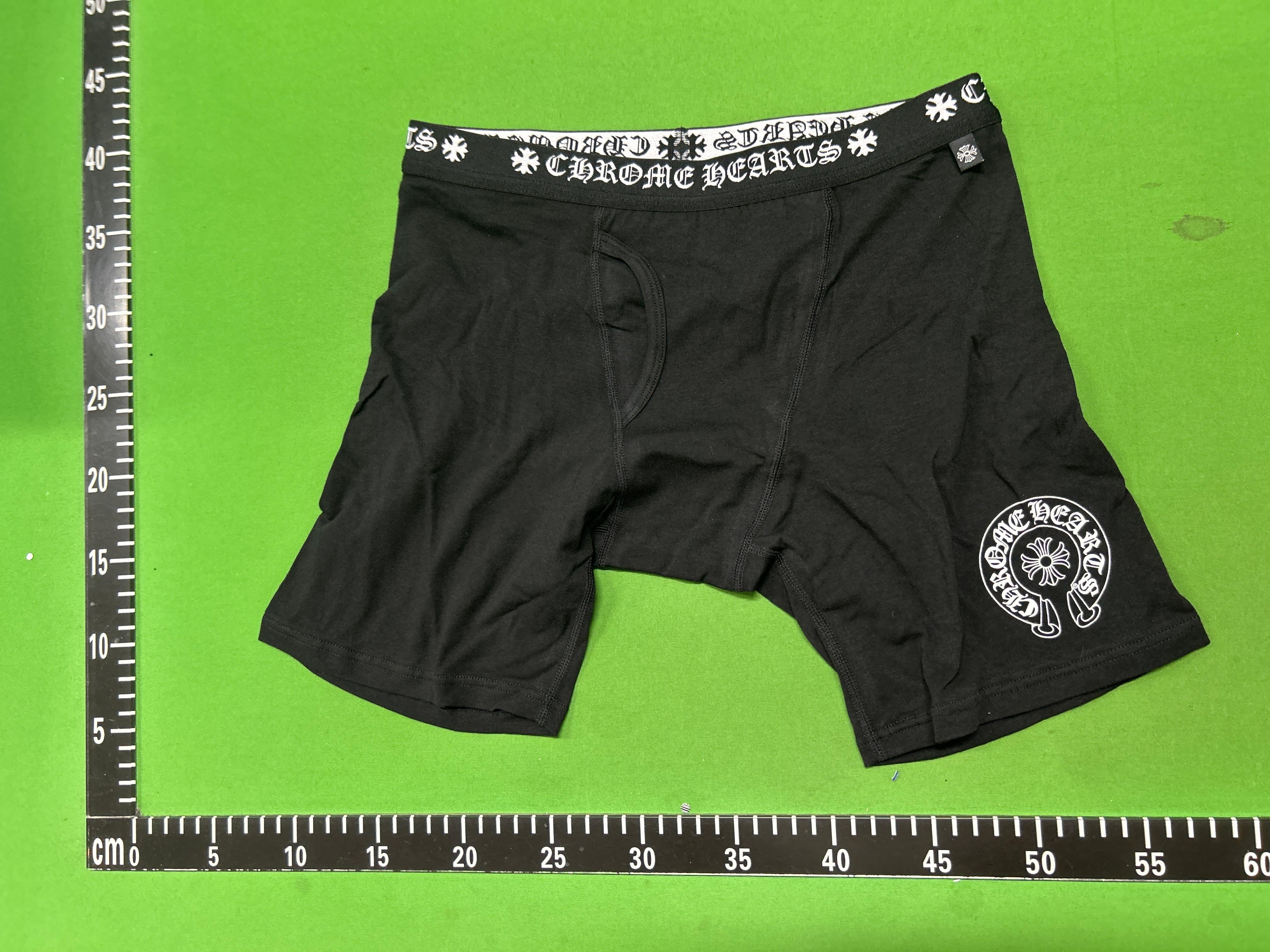 Foto QC 3 de Chrome Hearts Underwear Cotton Boxer Brief Black